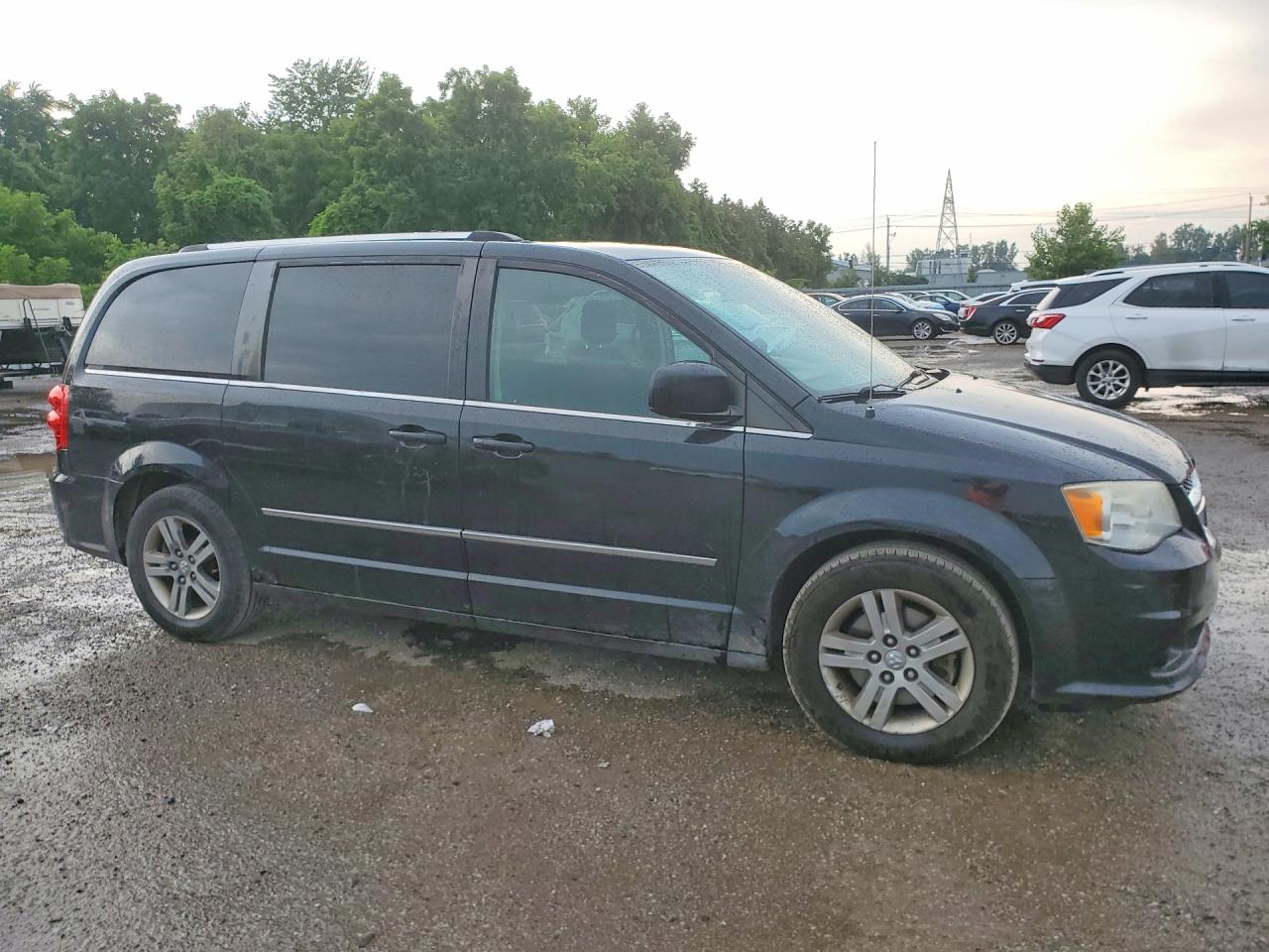 2012 Dodge Grand Caravan Crew Charcoal vin: 2C4RDGDG2CR421174