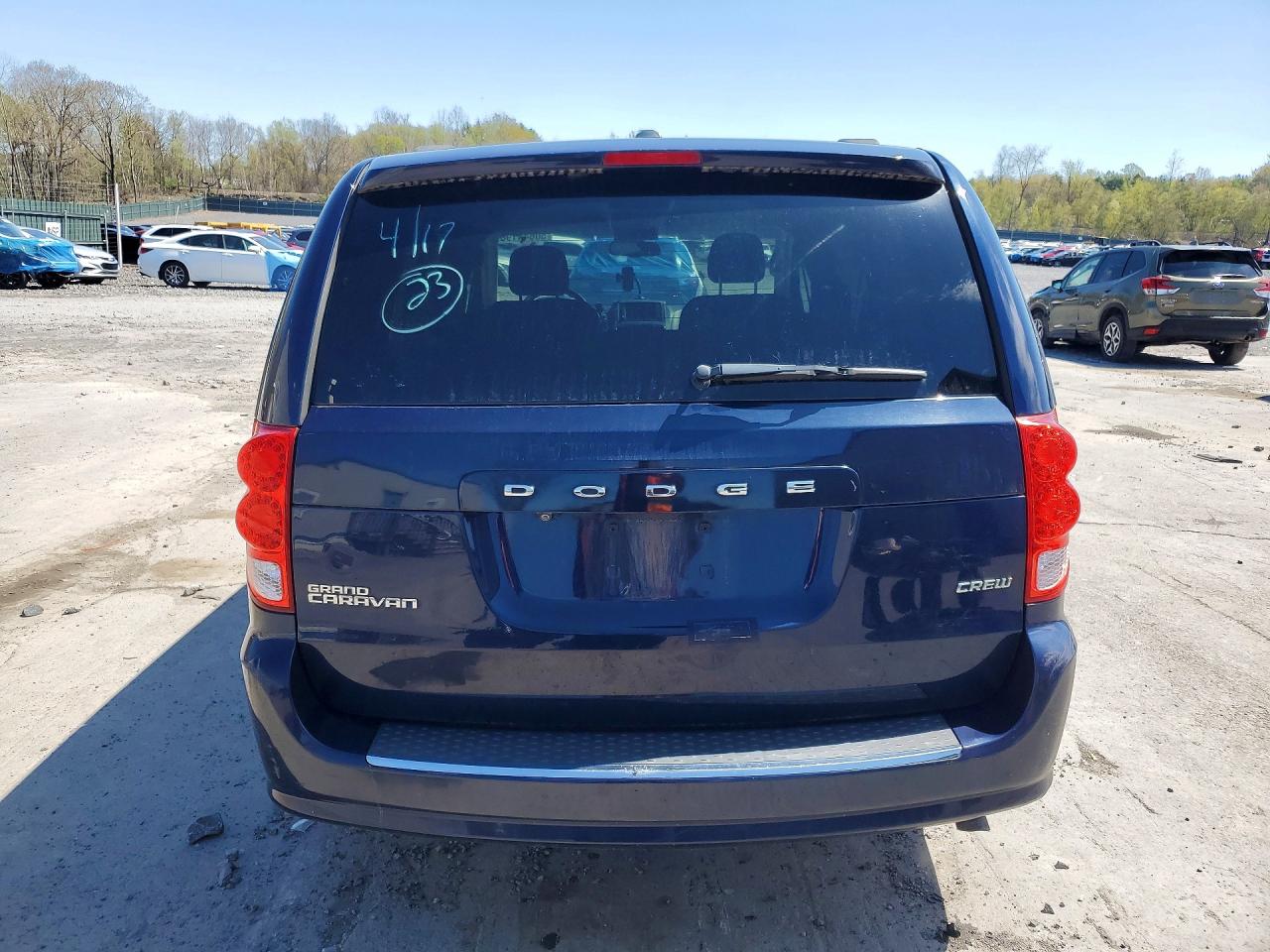 2013 Dodge Grand Caravan Crew Blue vin: 2C4RDGDG2DR543034