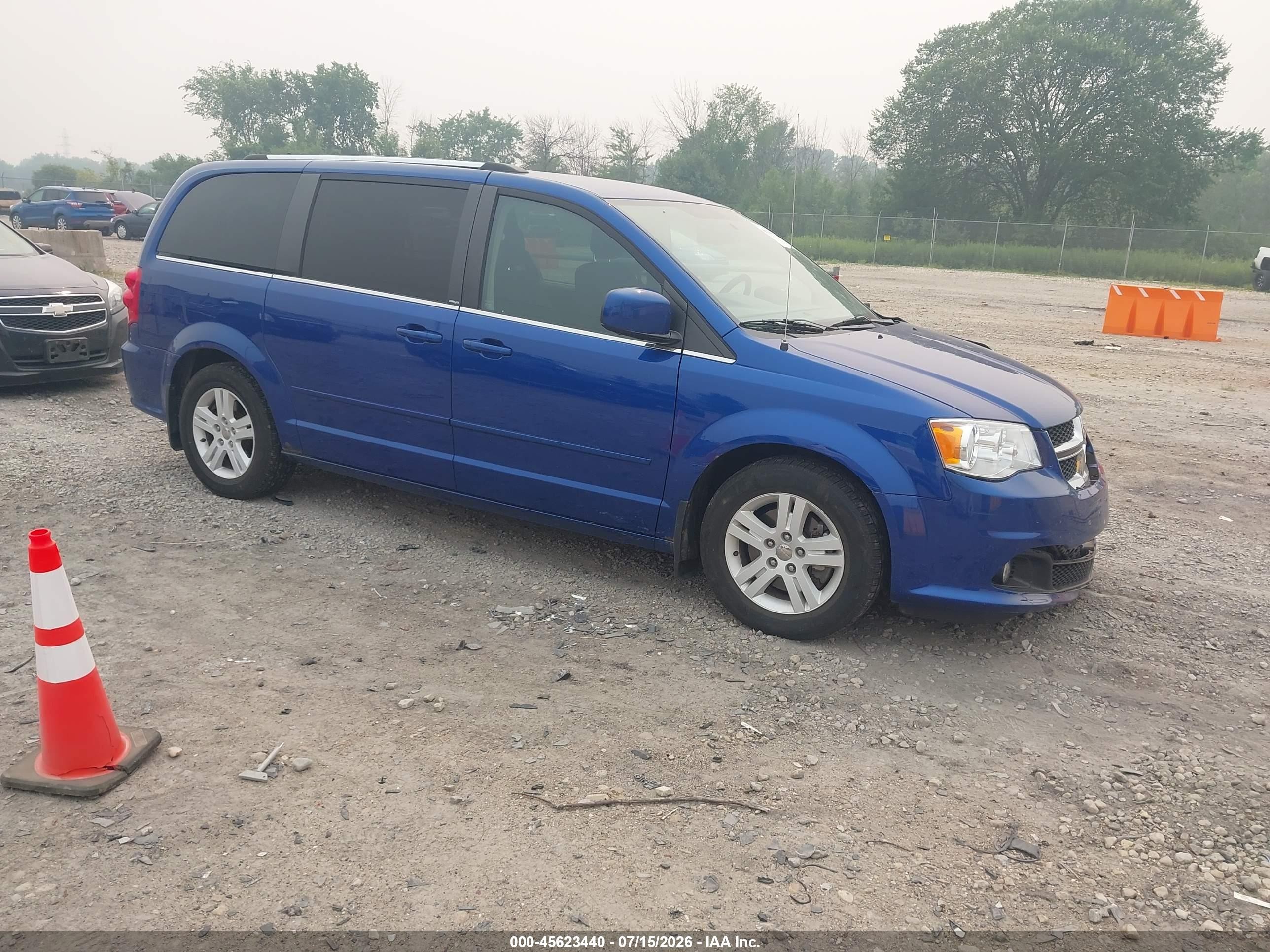 2013 Dodge Grand Caravan Crew Blue vin: 2C4RDGDG2DR660452