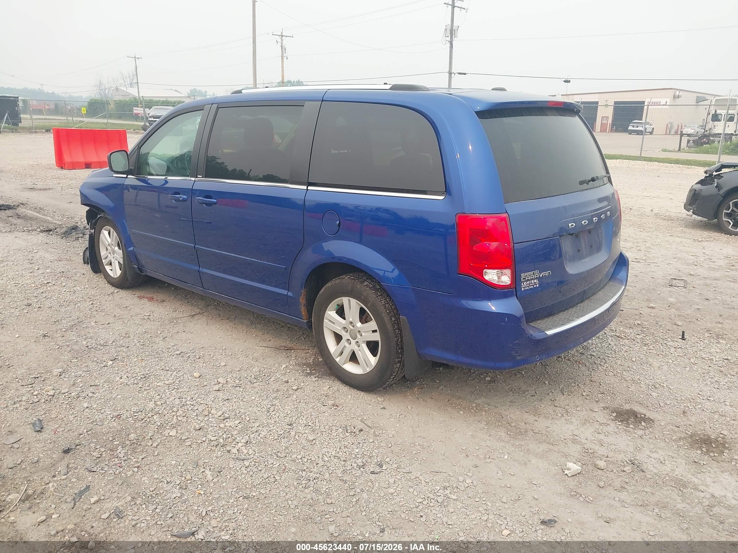 2013 Dodge Grand Caravan Crew Blue vin: 2C4RDGDG2DR660452