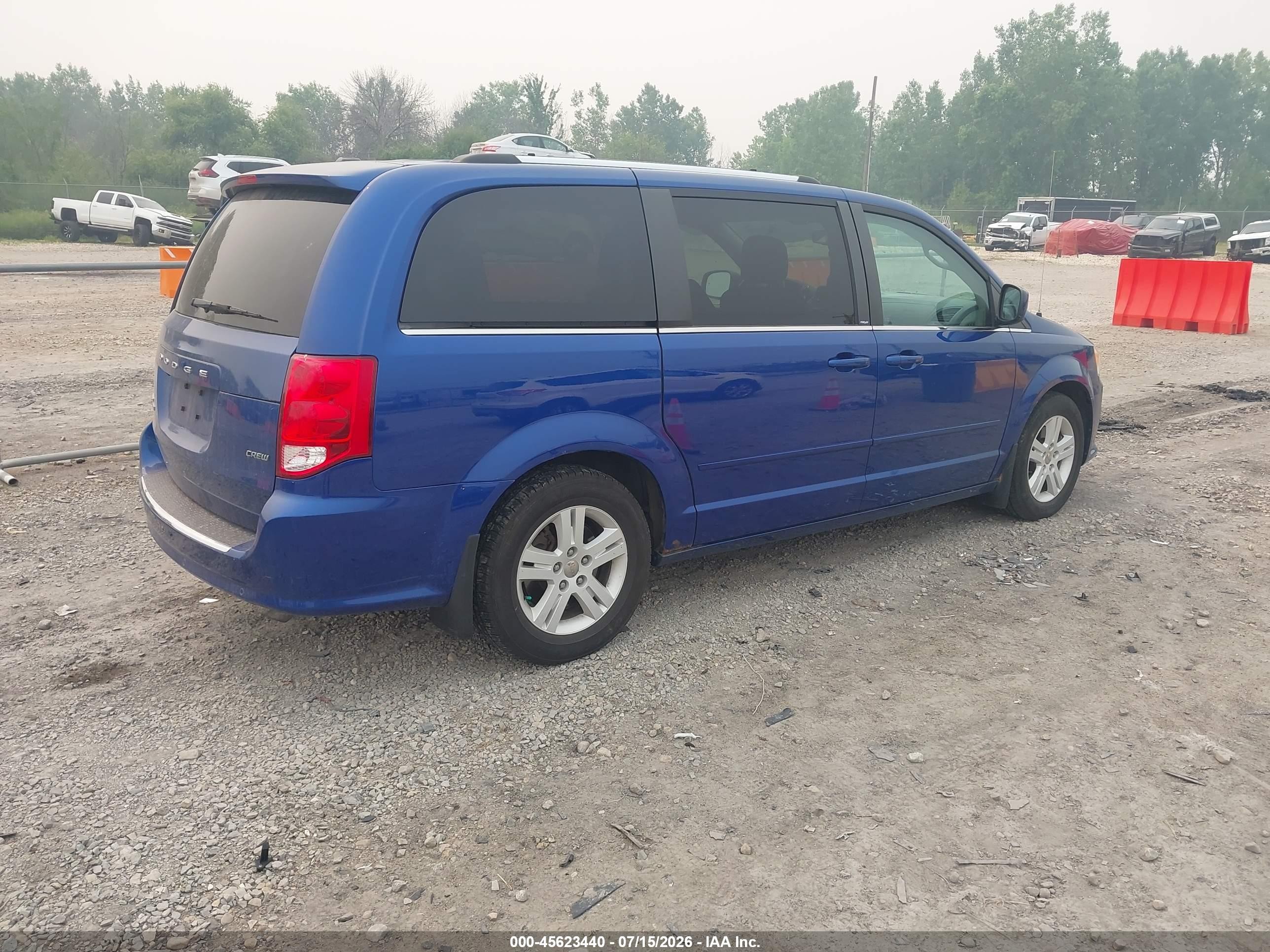 2013 Dodge Grand Caravan Crew Blue vin: 2C4RDGDG2DR660452