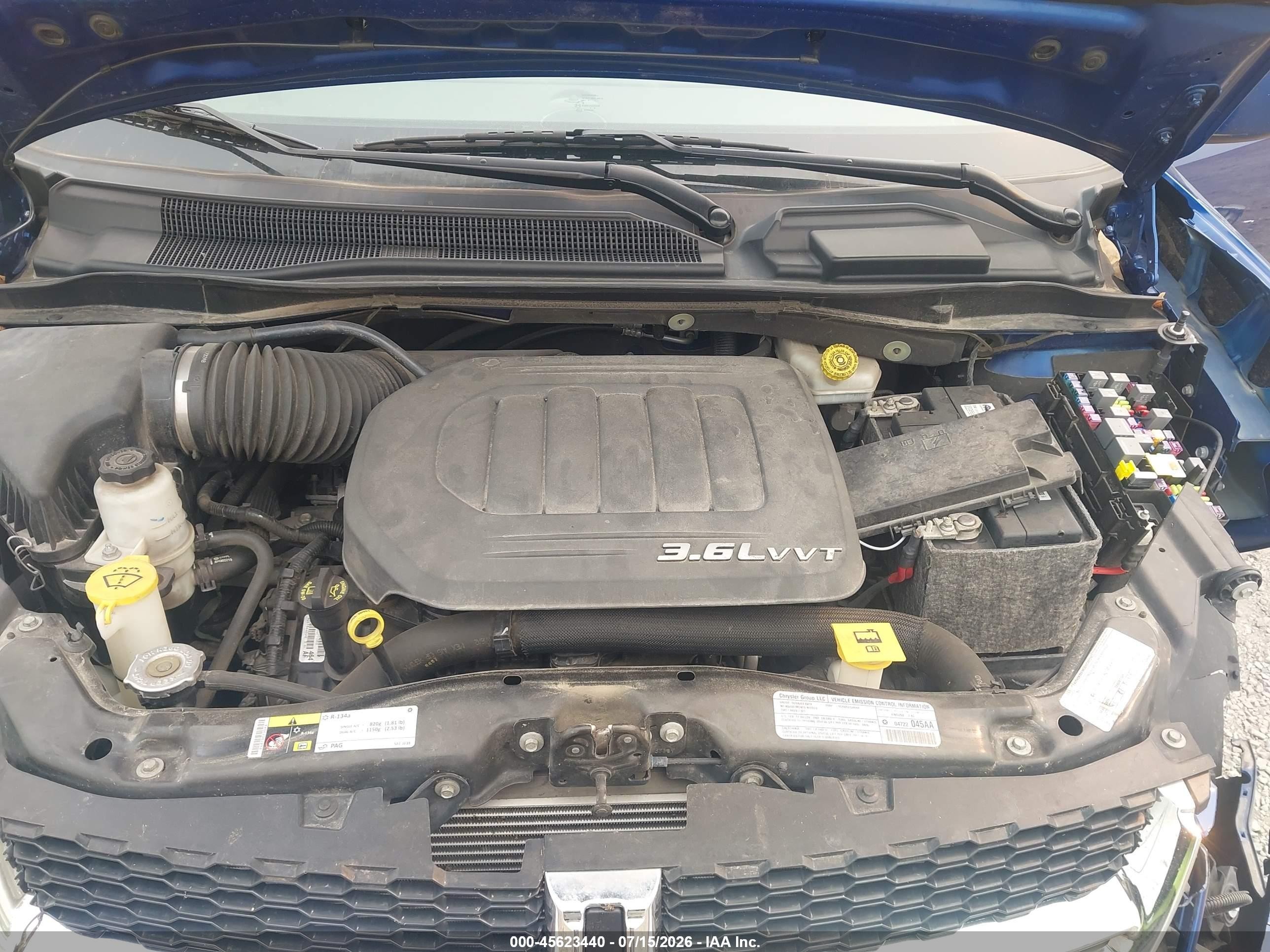 2013 Dodge Grand Caravan Crew Blue vin: 2C4RDGDG2DR660452
