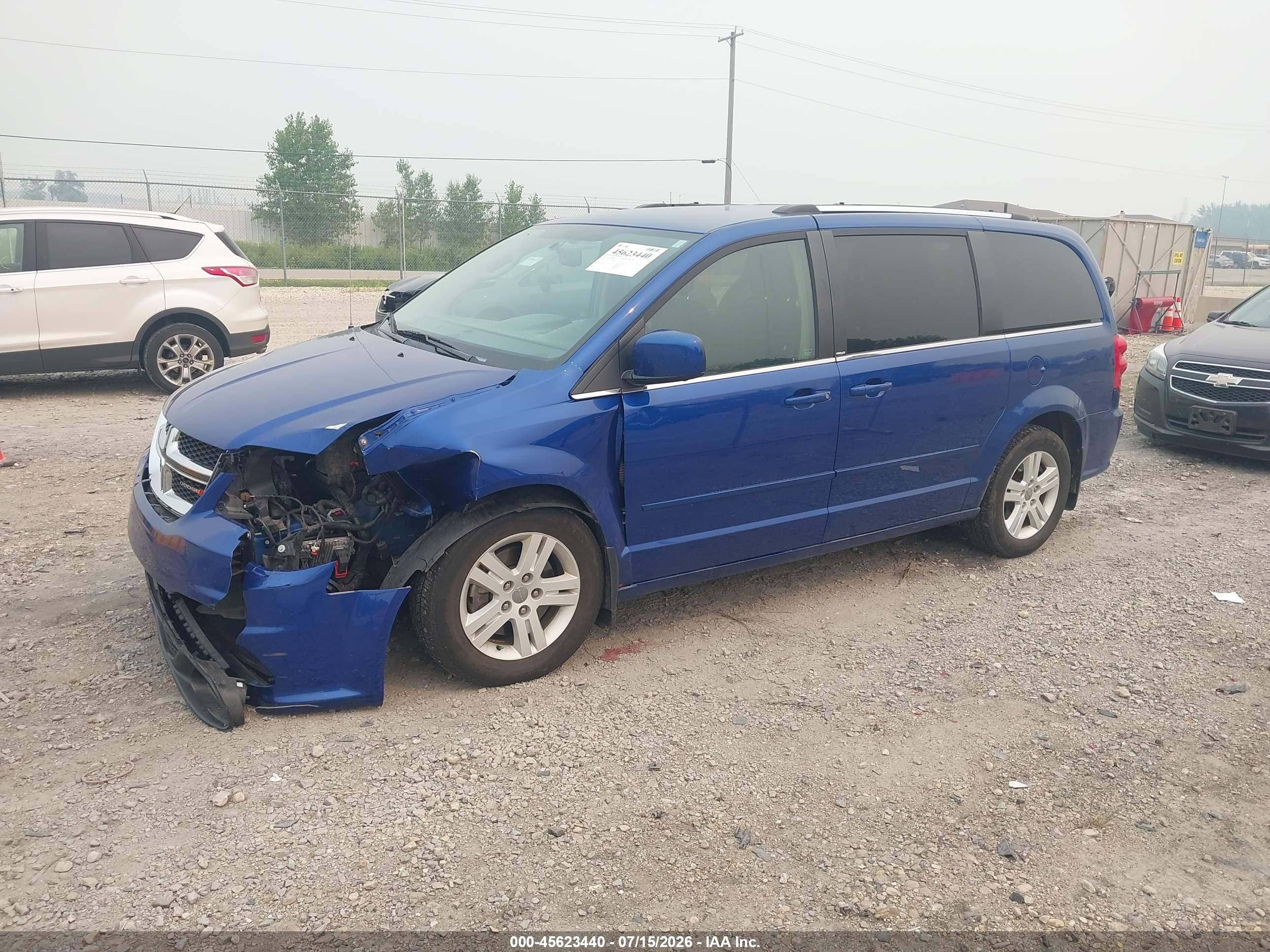 2013 Dodge Grand Caravan Crew Blue vin: 2C4RDGDG2DR660452