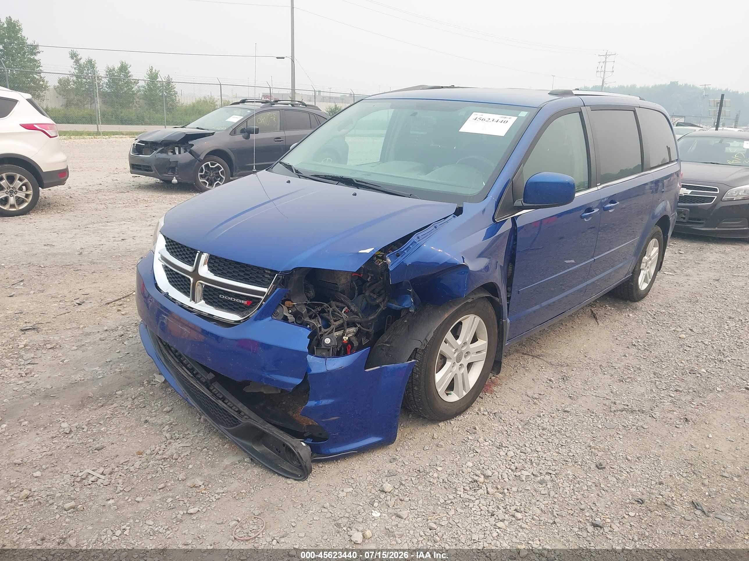 2013 Dodge Grand Caravan Crew Blue vin: 2C4RDGDG2DR660452