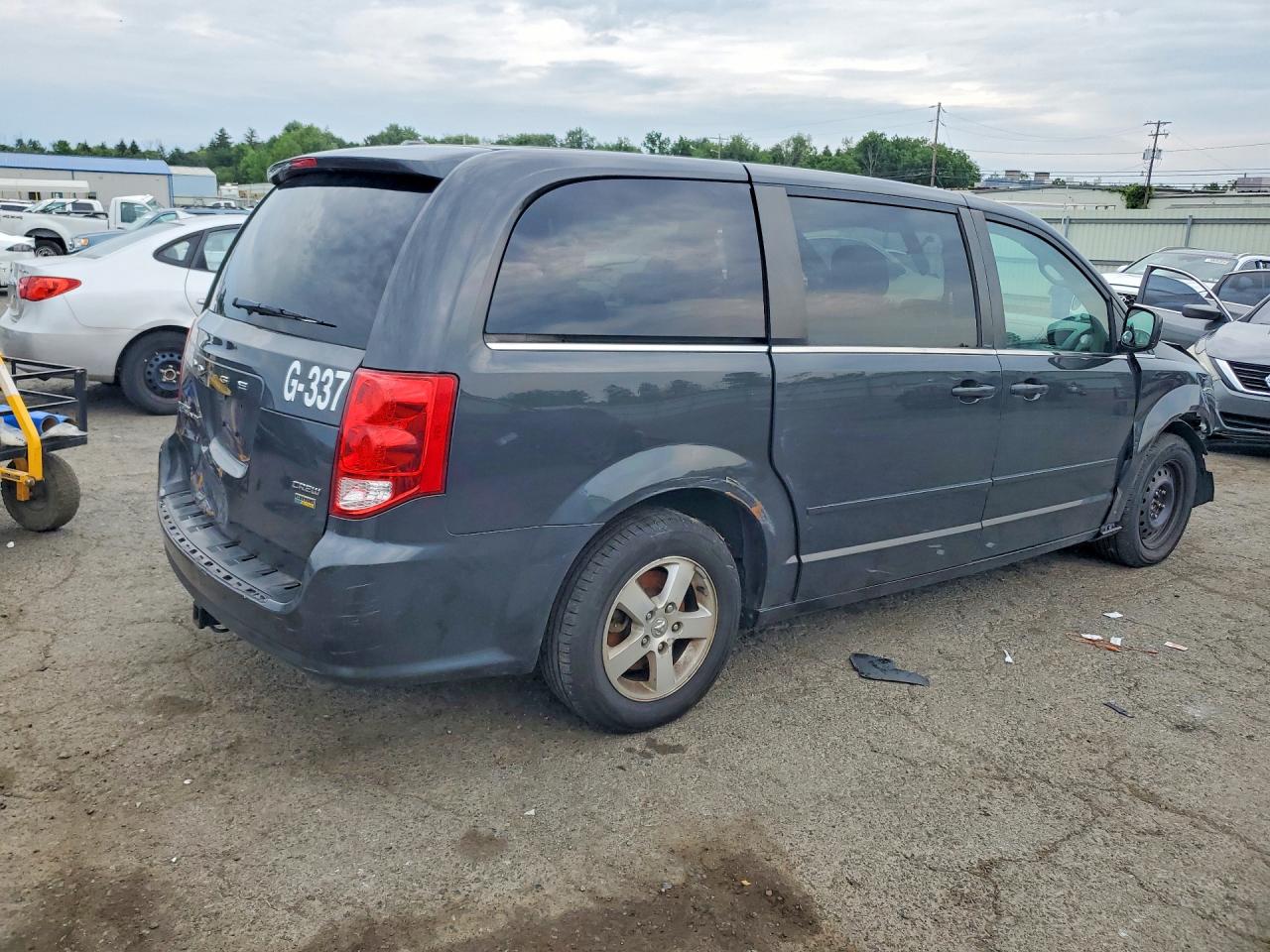 2012 Dodge Grand Caravan Crew Черный vin: 2C4RDGDG3CR108246