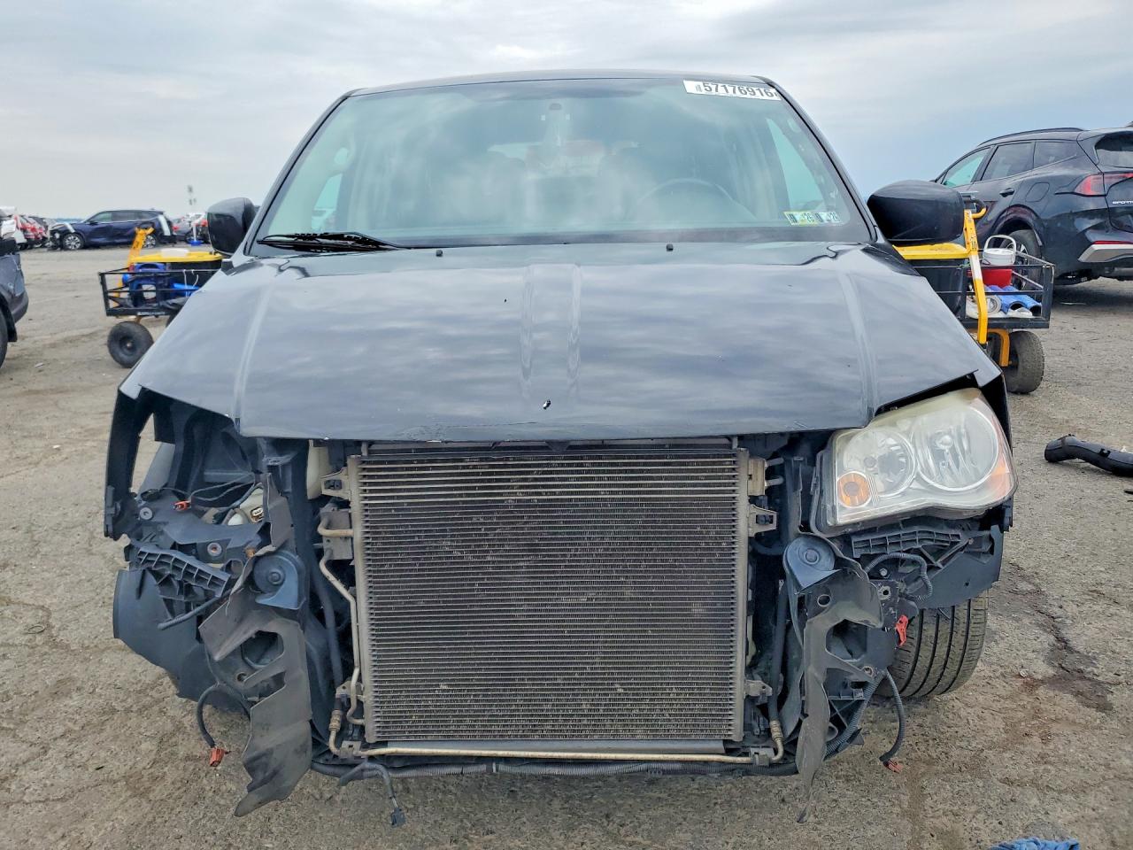 2012 Dodge Grand Caravan Crew Черный vin: 2C4RDGDG3CR108246