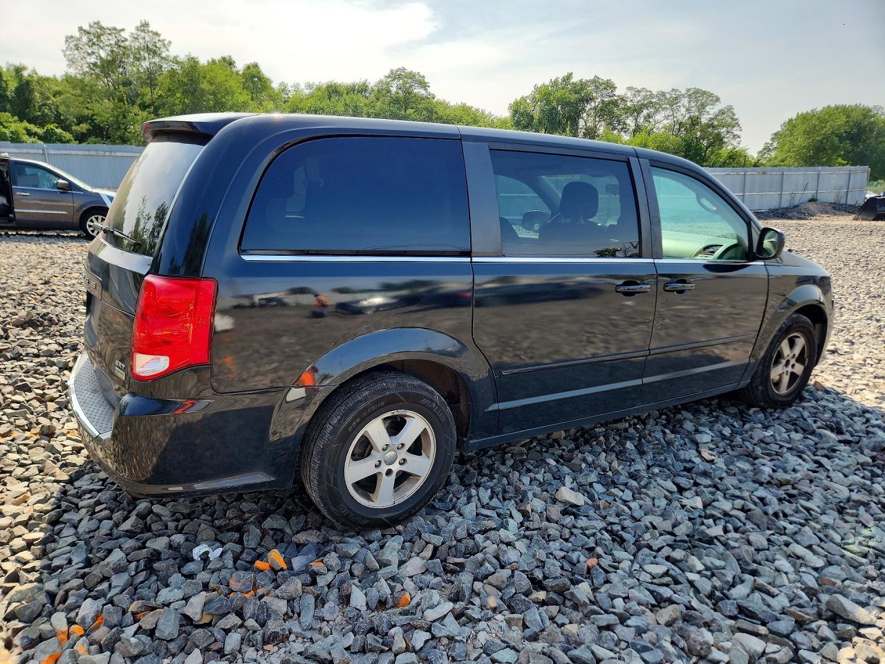 2012 Dodge Grand Caravan Crew Black vin: 2C4RDGDG3CR110420