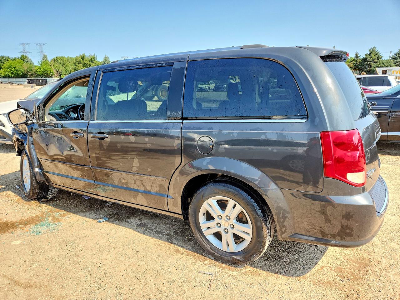 2012 Dodge Grand Caravan Crew Black vin: 2C4RDGDG3CR114936