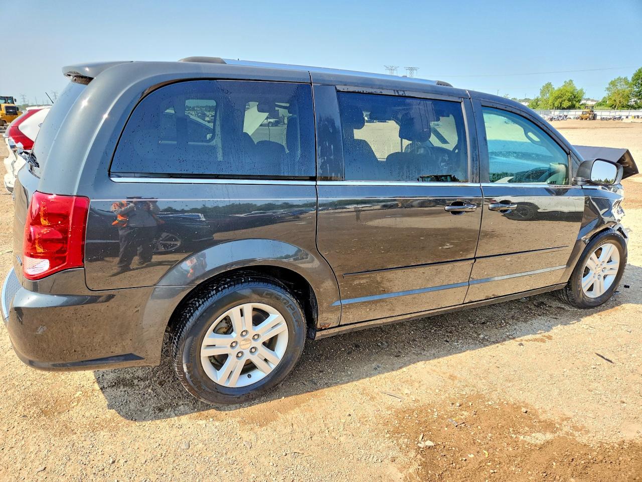 2012 Dodge Grand Caravan Crew Black vin: 2C4RDGDG3CR114936
