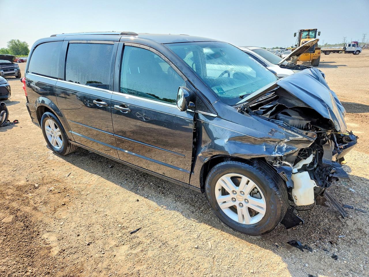 2012 Dodge Grand Caravan Crew Black vin: 2C4RDGDG3CR114936