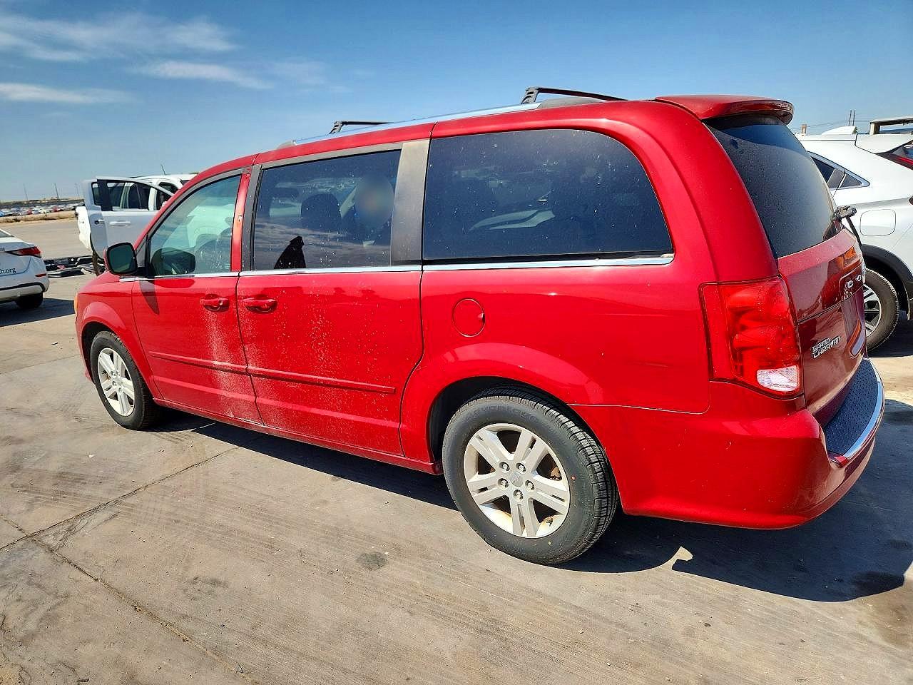 2013 Dodge Grand Caravan Crew Red vin: 2C4RDGDG3DR508034