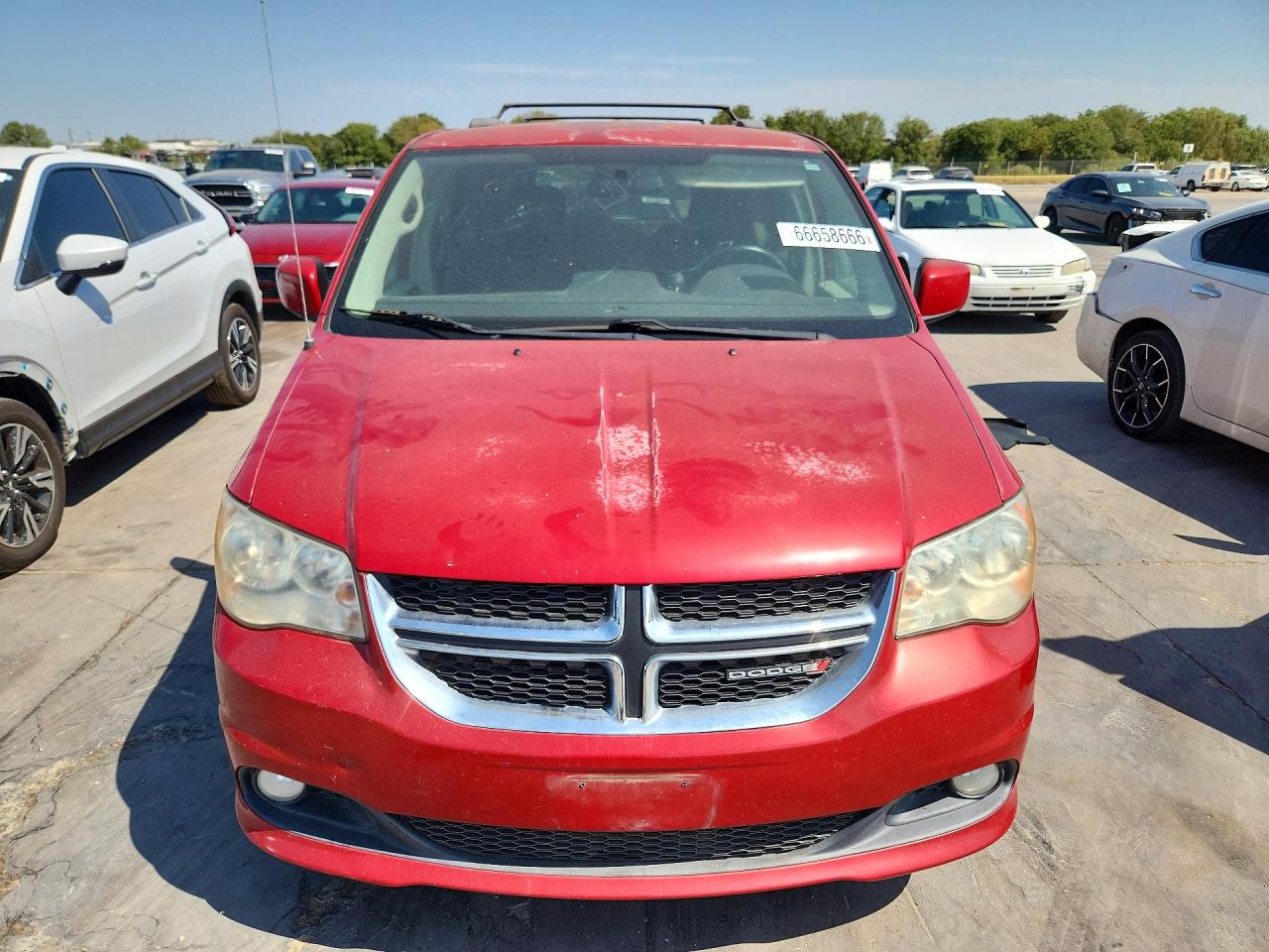 2013 Dodge Grand Caravan Crew Red vin: 2C4RDGDG3DR508034