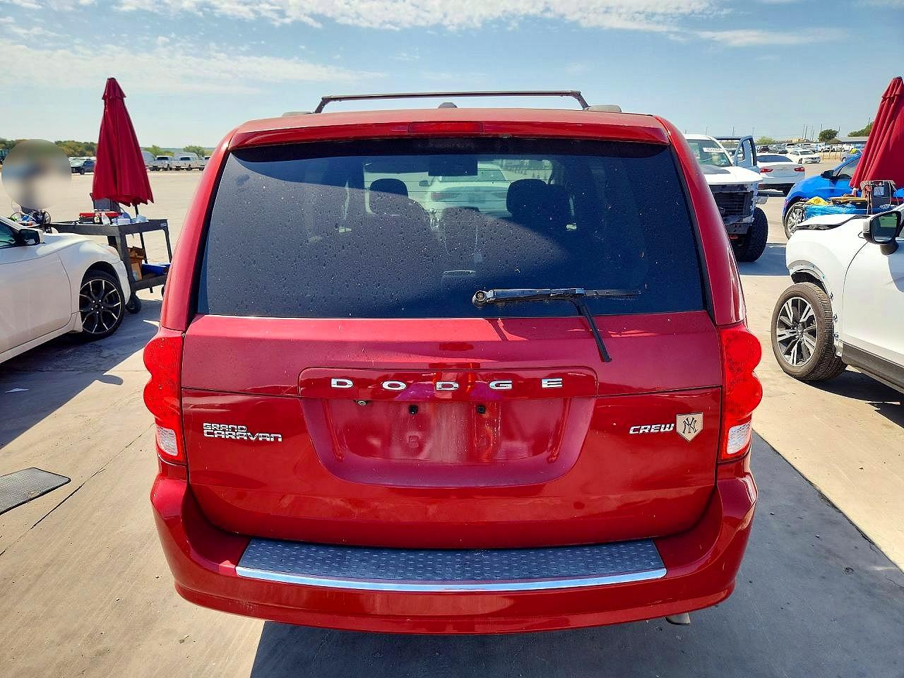 2013 Dodge Grand Caravan Crew Red vin: 2C4RDGDG3DR508034