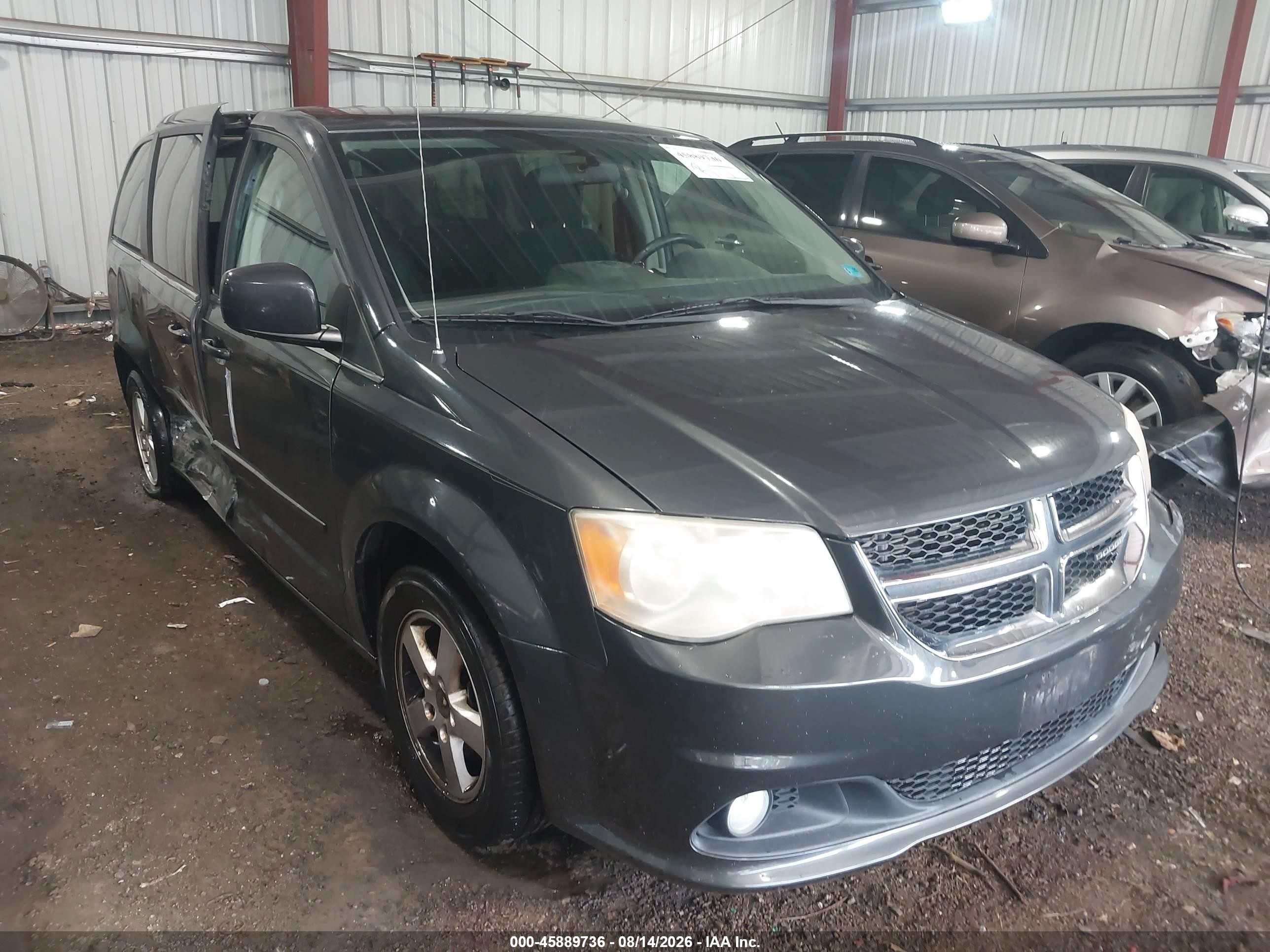 2012 Dodge Grand Caravan Crew Gray vin: 2C4RDGDG4CR138596