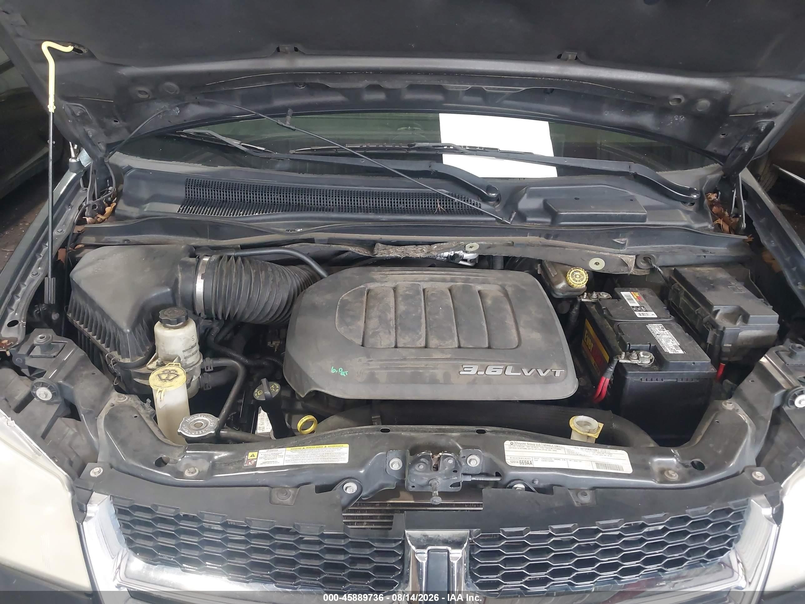 2012 Dodge Grand Caravan Crew Серый vin: 2C4RDGDG4CR138596
