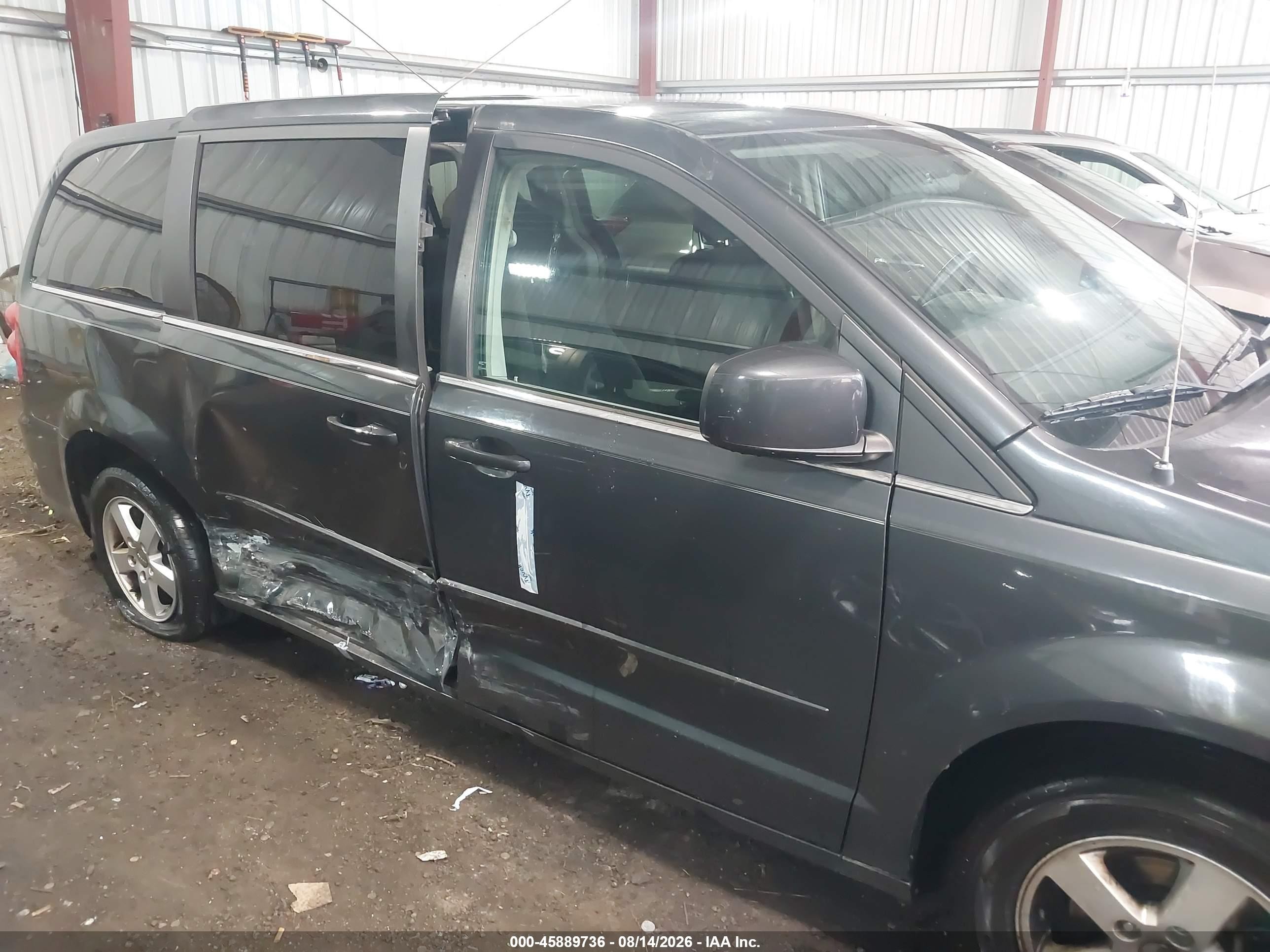 2012 Dodge Grand Caravan Crew Серый vin: 2C4RDGDG4CR138596