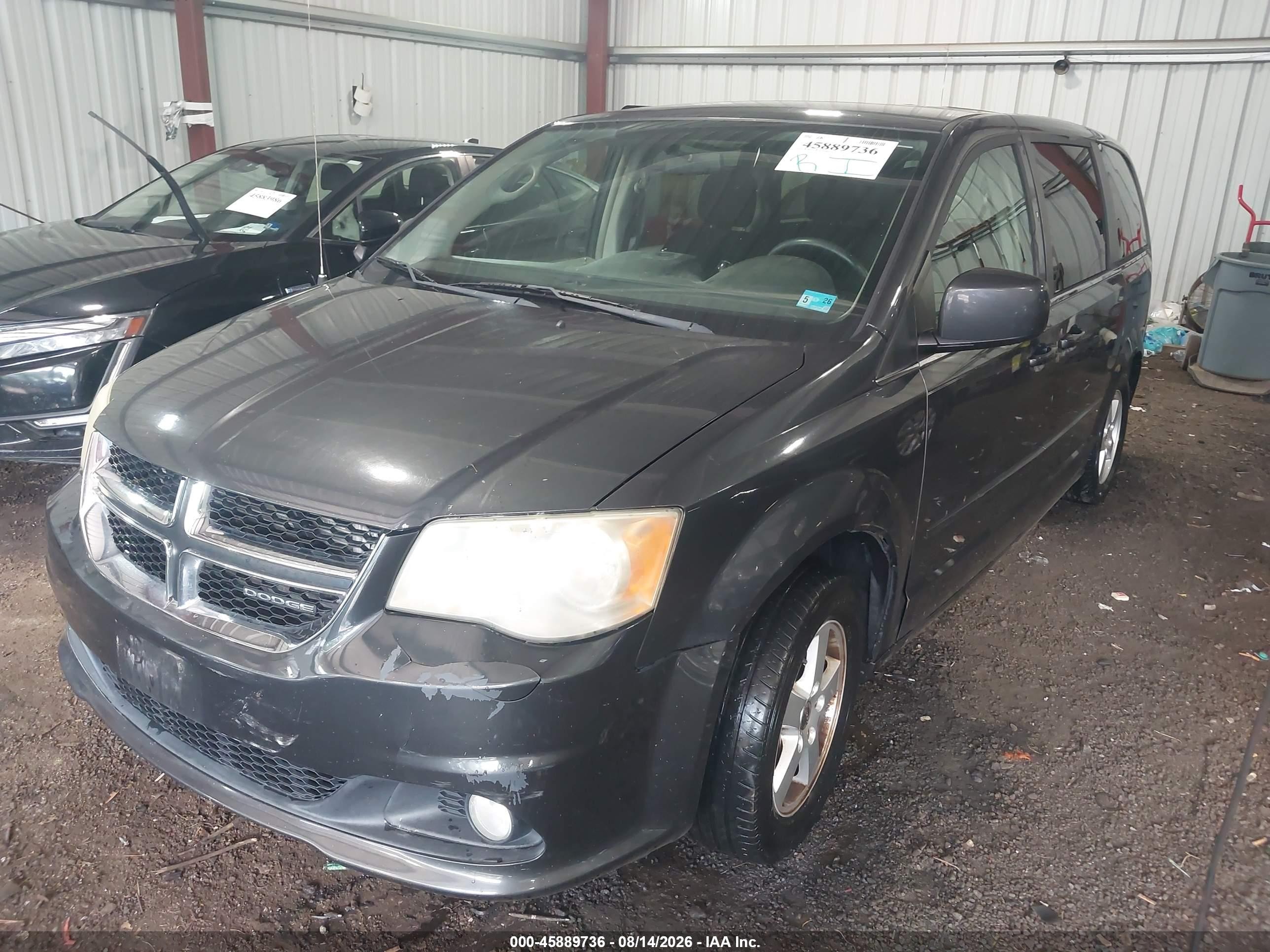 2012 Dodge Grand Caravan Crew Серый vin: 2C4RDGDG4CR138596