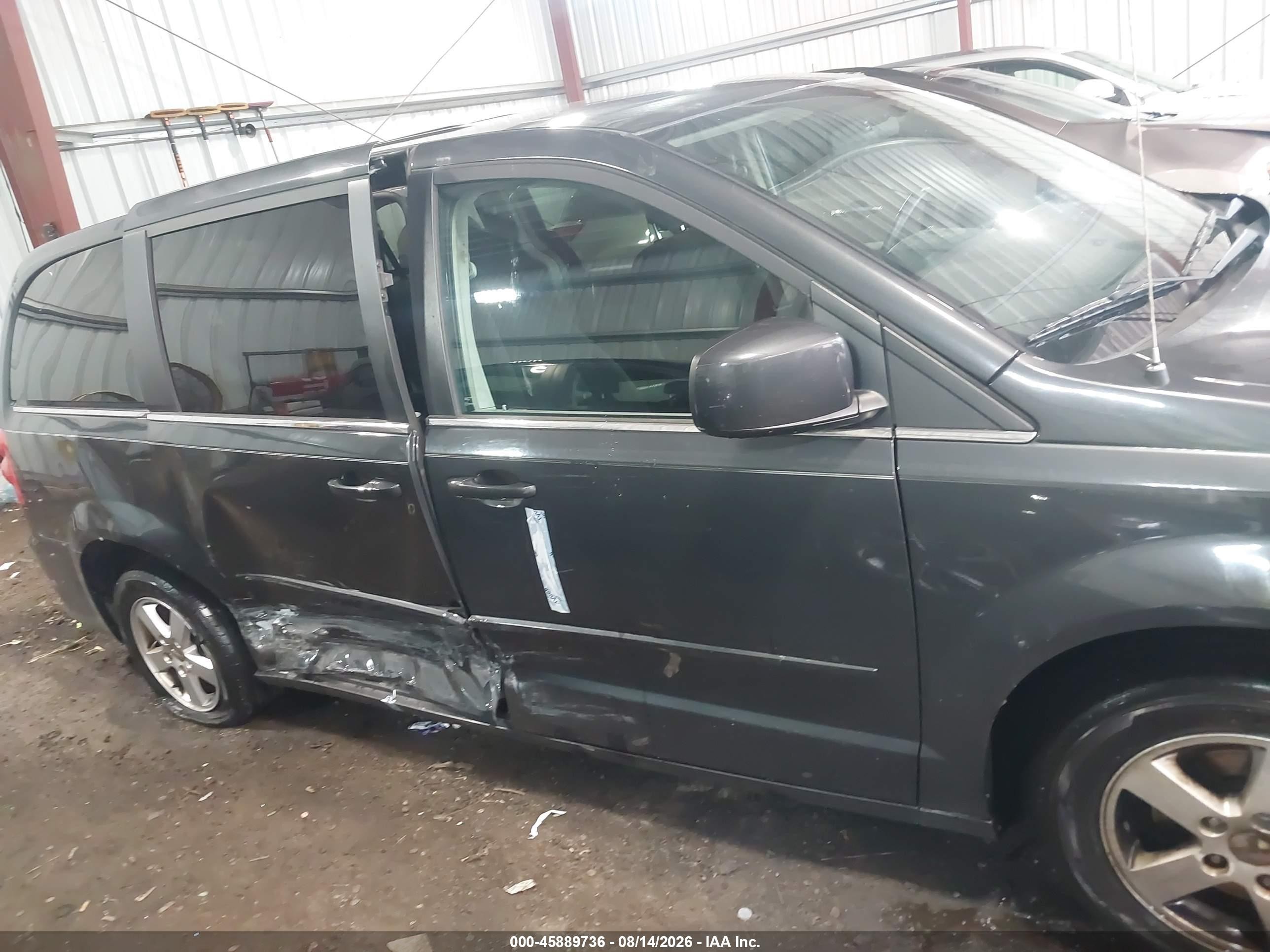 2012 Dodge Grand Caravan Crew Серый vin: 2C4RDGDG4CR138596