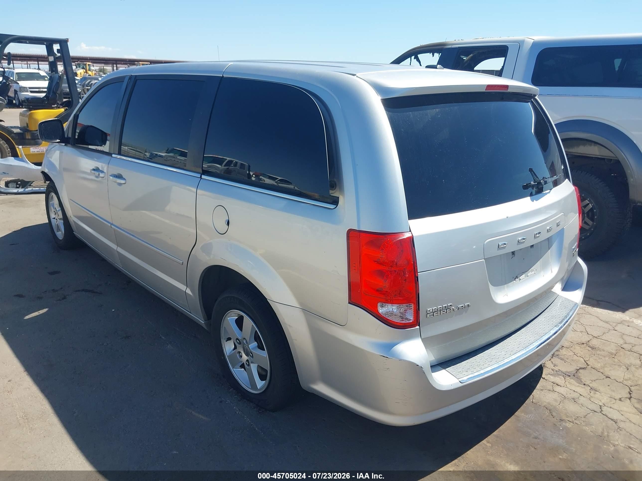 2012 Dodge Grand Caravan Crew Серебряный vin: 2C4RDGDG4CR146021