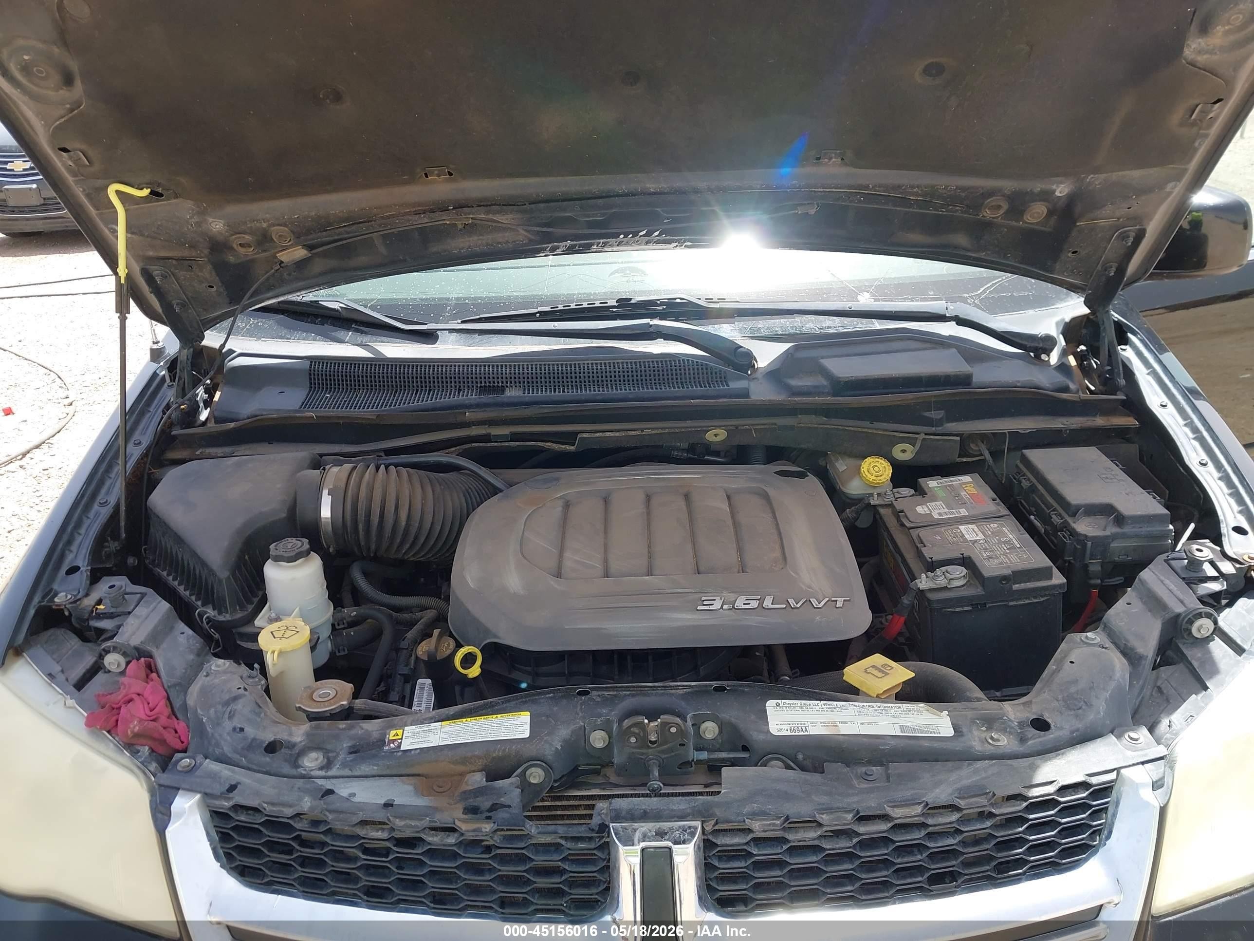 2012 Dodge Grand Caravan Crew Black vin: 2C4RDGDG4CR172845