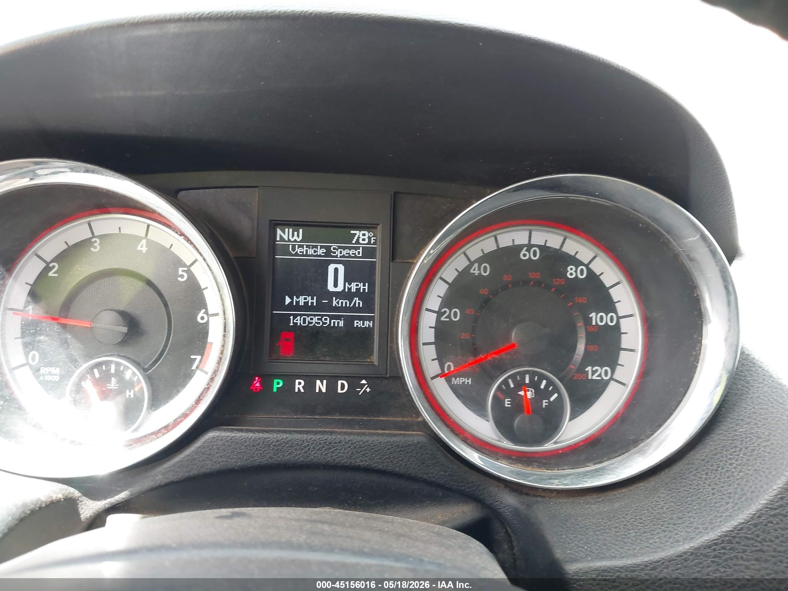2012 Dodge Grand Caravan Crew Black vin: 2C4RDGDG4CR172845