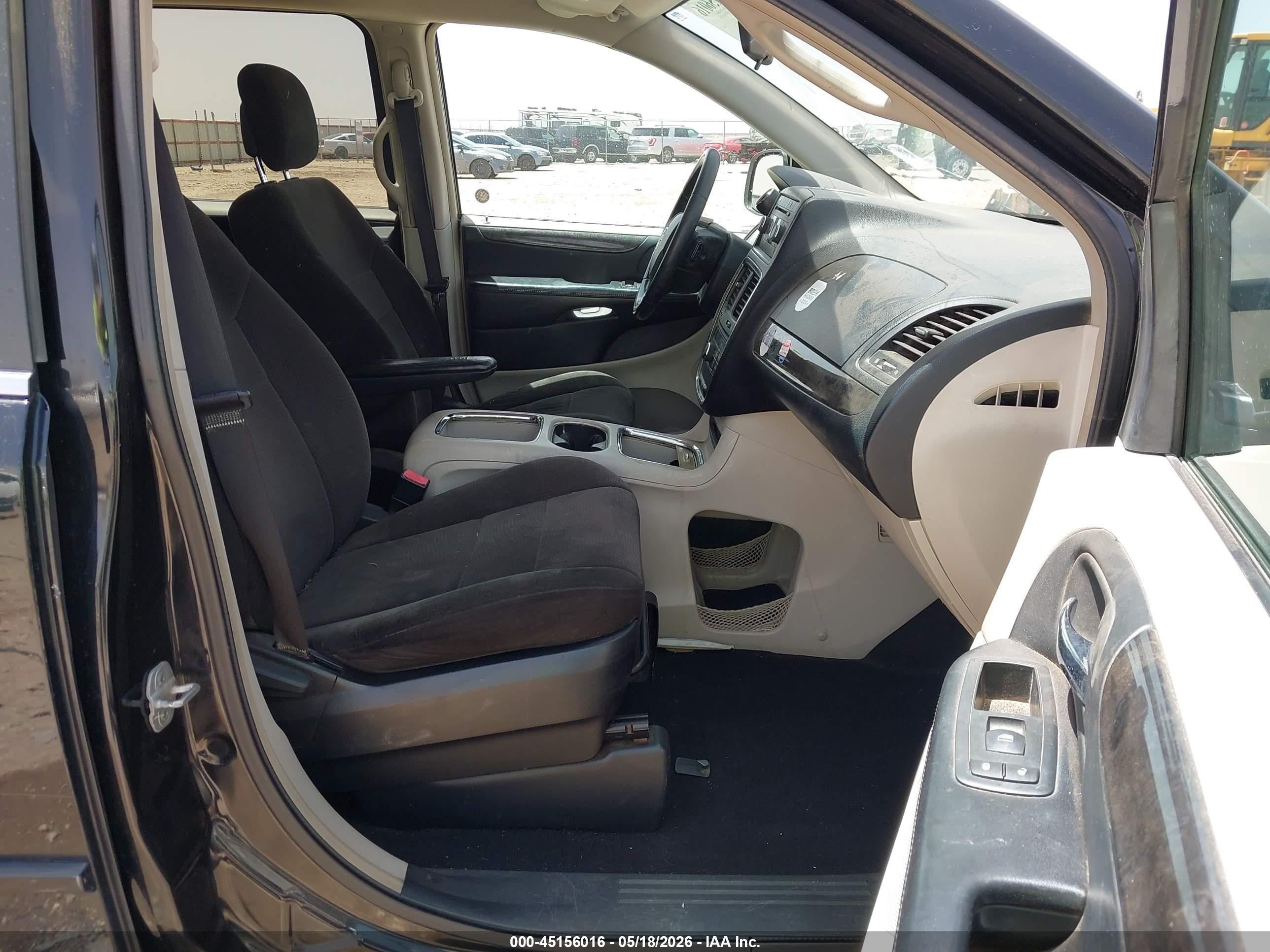 2012 Dodge Grand Caravan Crew Black vin: 2C4RDGDG4CR172845