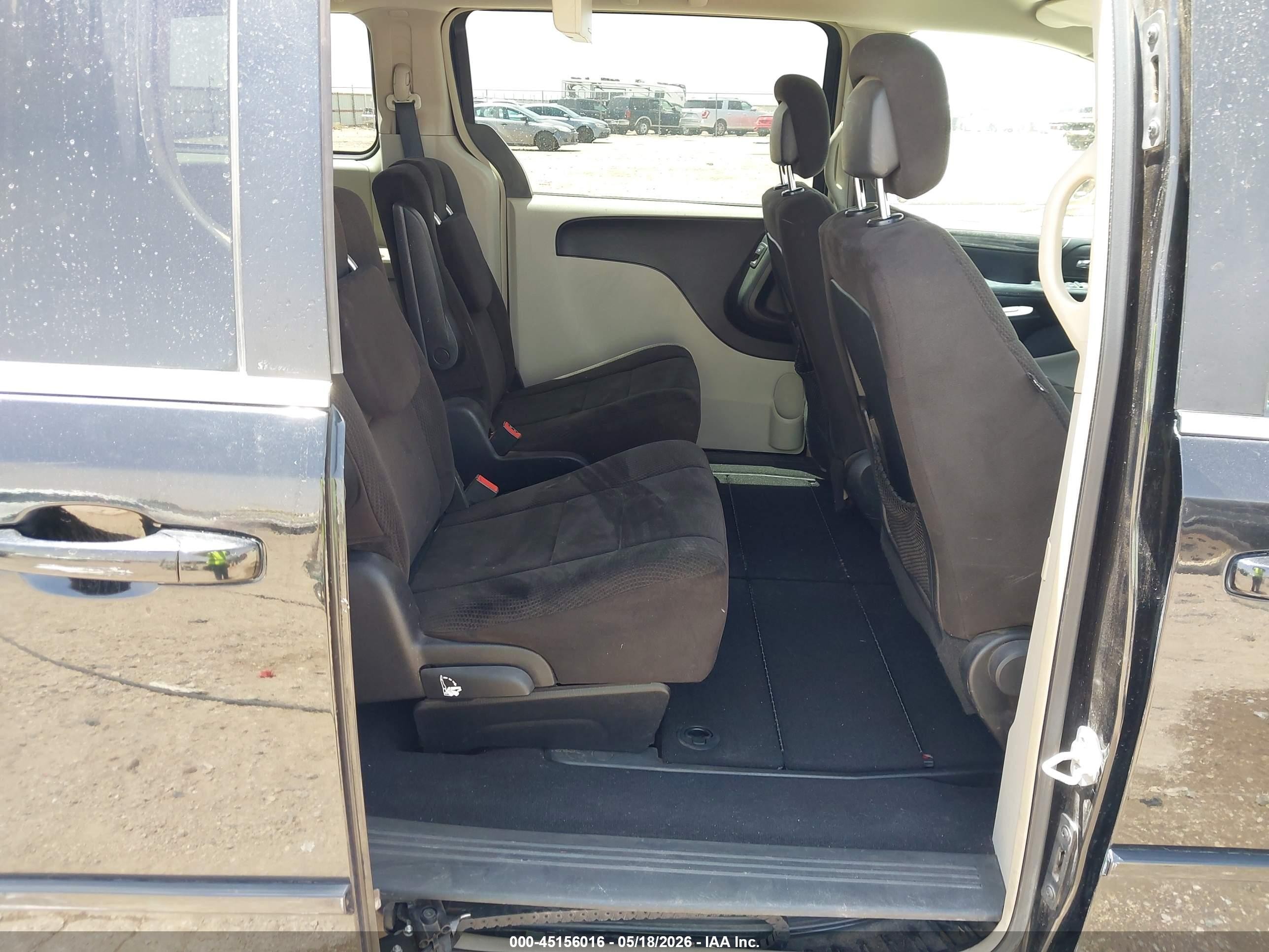 2012 Dodge Grand Caravan Crew Black vin: 2C4RDGDG4CR172845