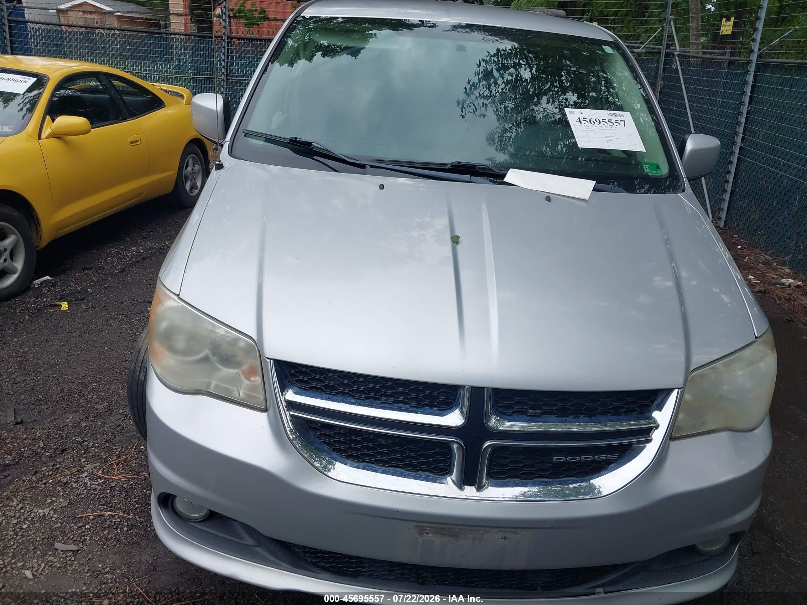 2012 Dodge Grand Caravan Crew Серебряный vin: 2C4RDGDG4CR174532