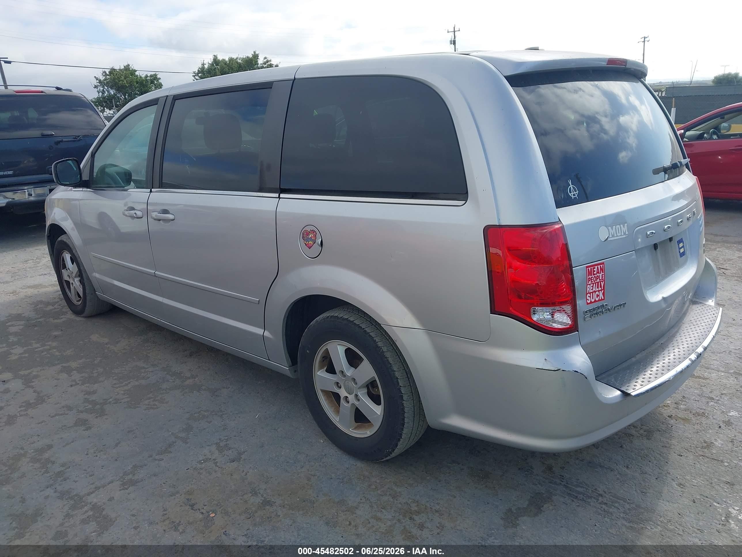 2012 Dodge Grand Caravan Crew Gray vin: 2C4RDGDG4CR205956