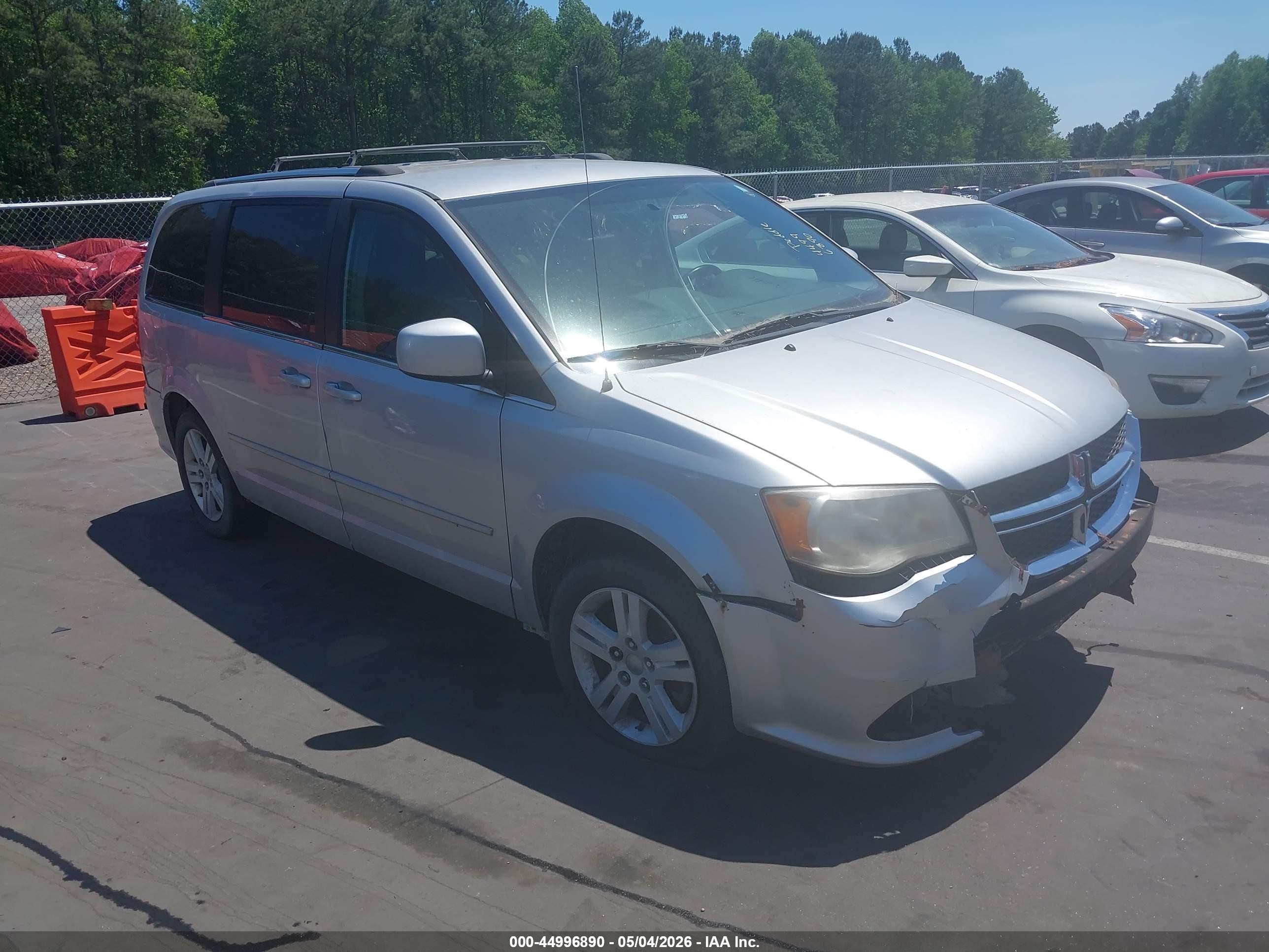 2012 Dodge Grand Caravan Crew Silver vin: 2C4RDGDG4CR328219