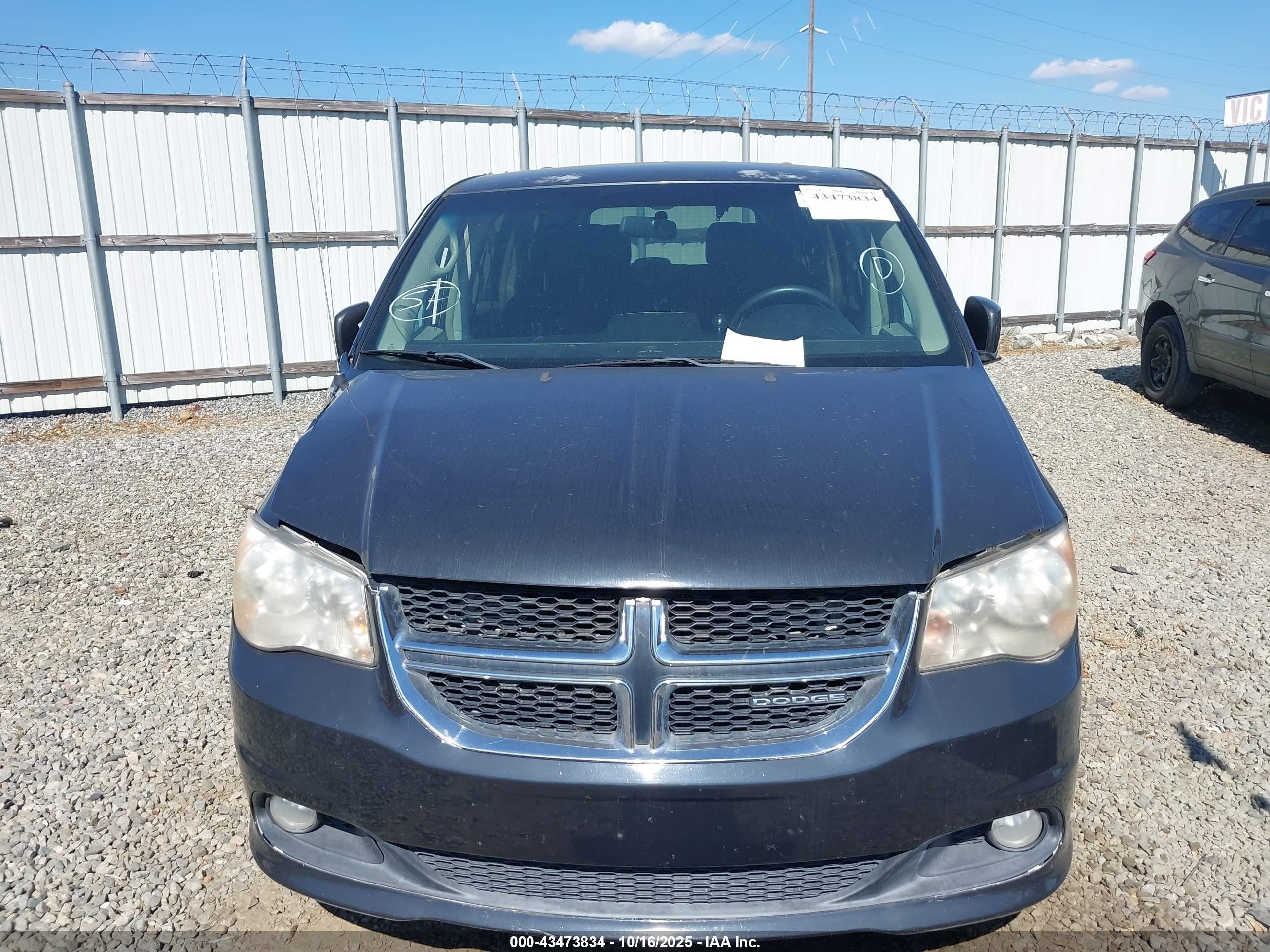 2012 Dodge Grand Caravan Crew Black vin: 2C4RDGDG5CR151700
