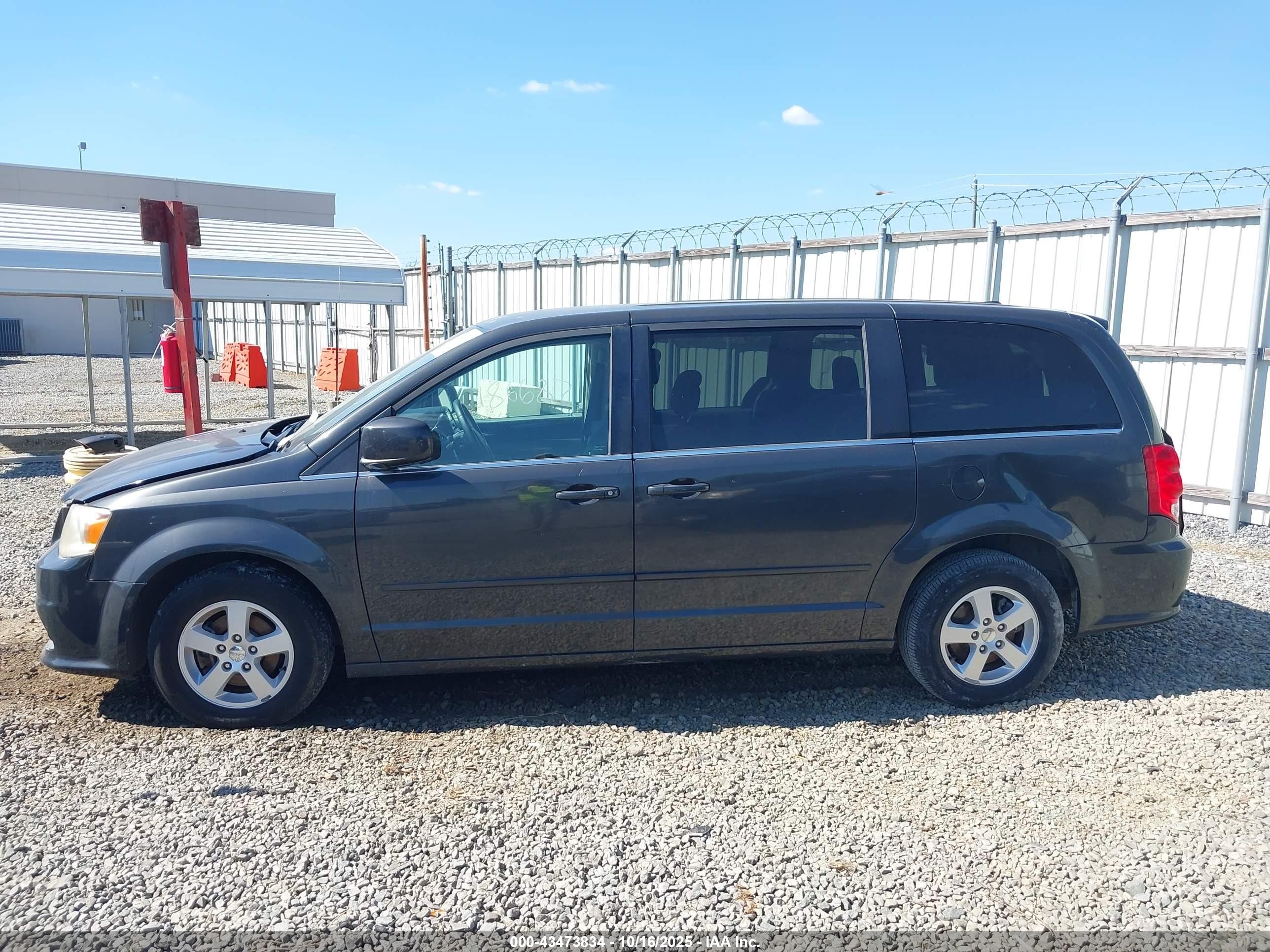 2012 Dodge Grand Caravan Crew Black vin: 2C4RDGDG5CR151700