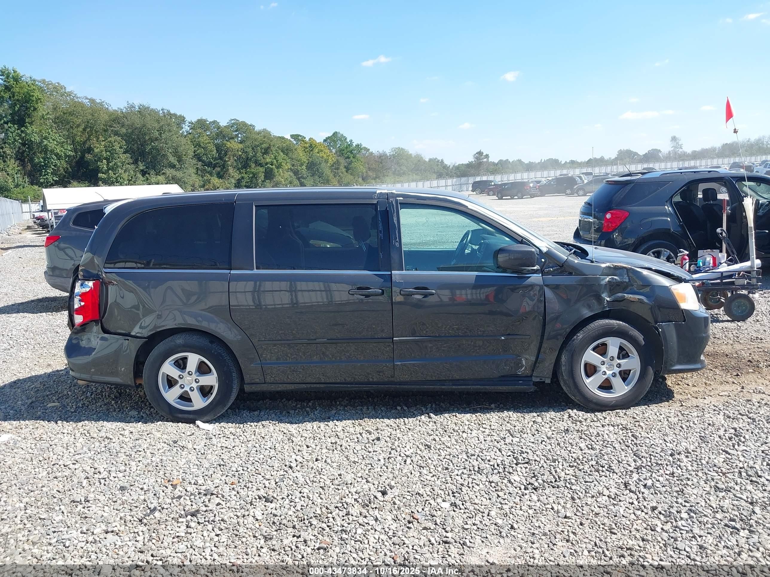2012 Dodge Grand Caravan Crew Black vin: 2C4RDGDG5CR151700