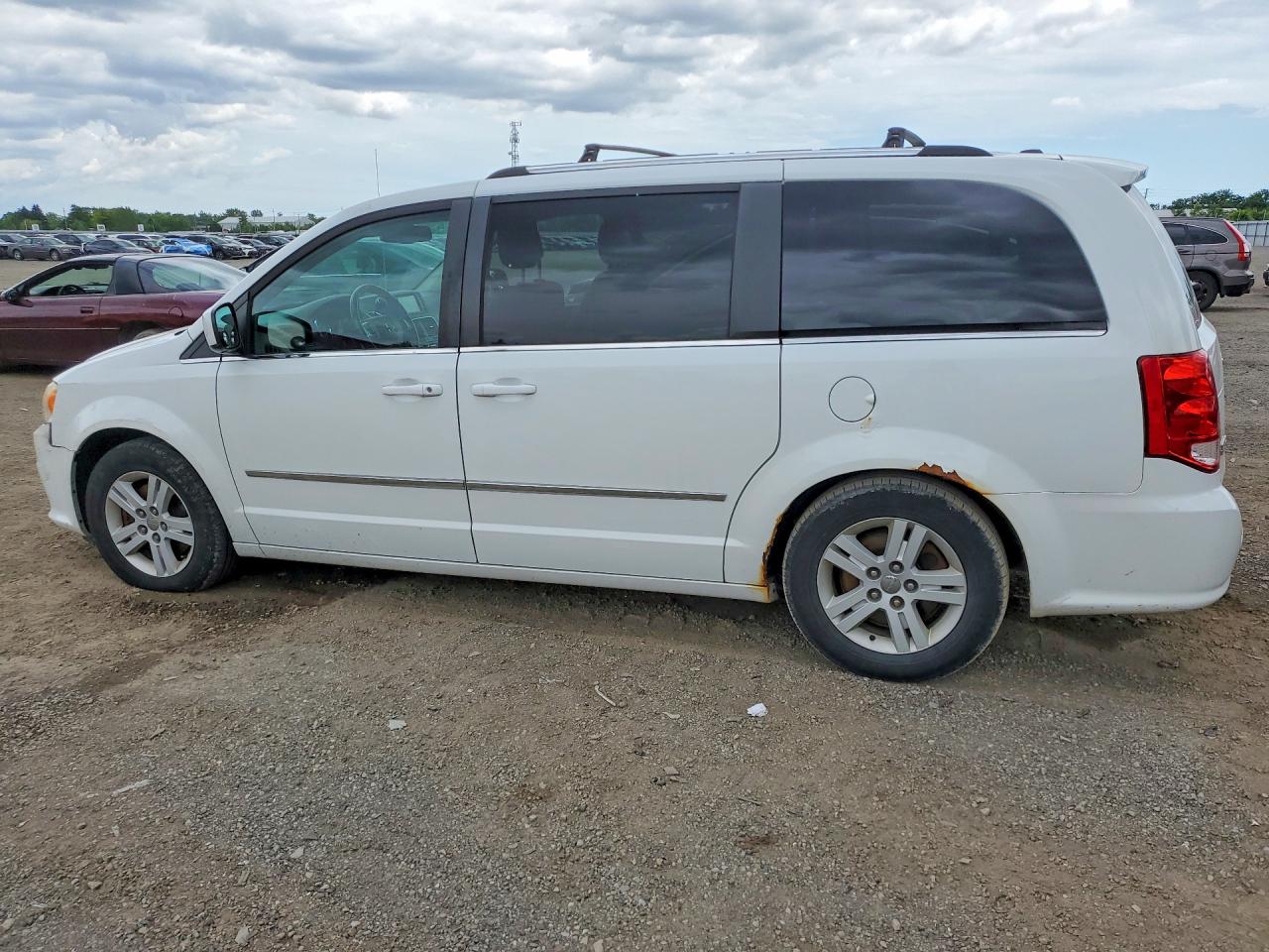 2013 Dodge Grand Caravan Crew White vin: 2C4RDGDG5DR812403