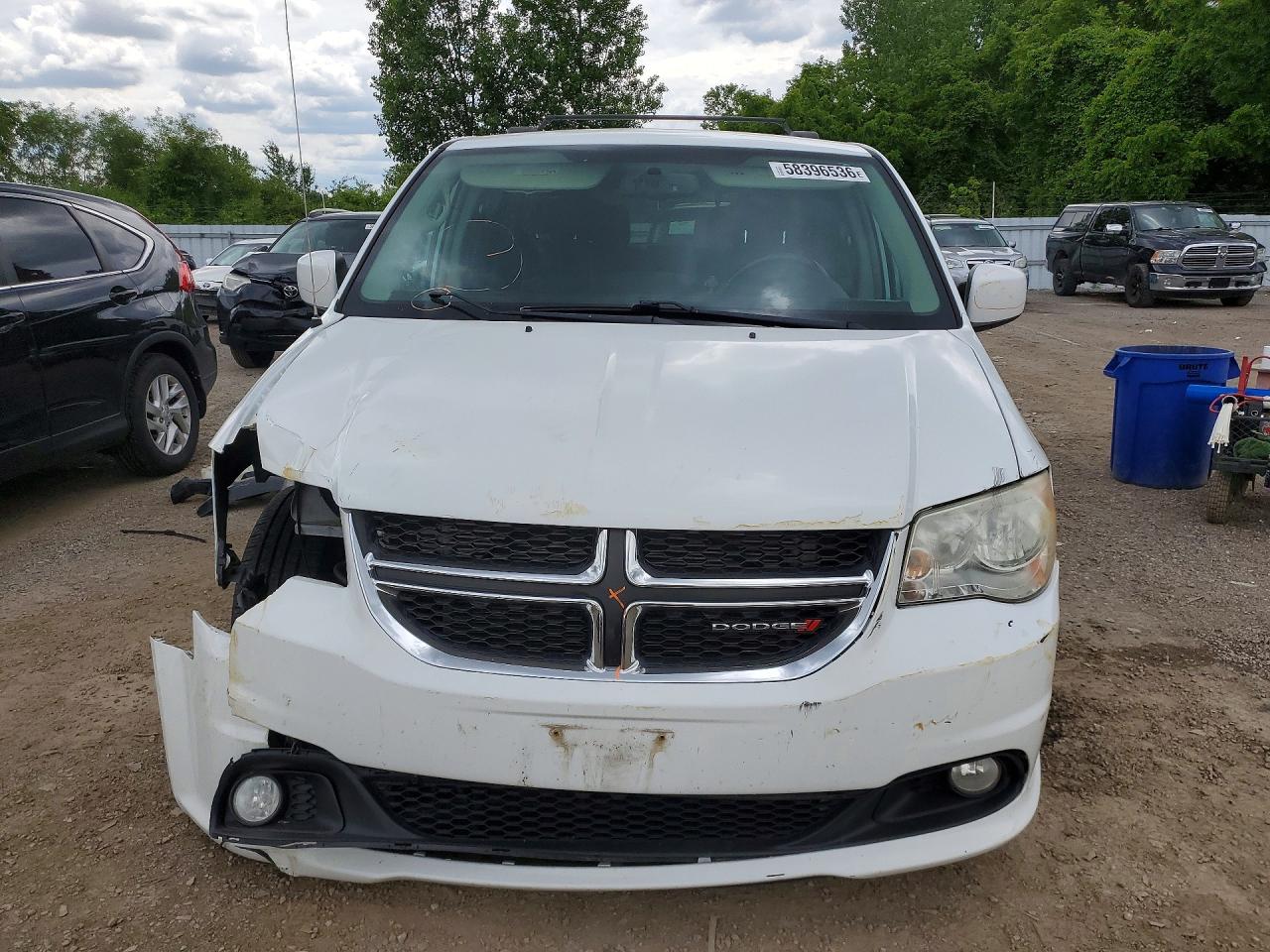 2013 Dodge Grand Caravan Crew White vin: 2C4RDGDG5DR812403