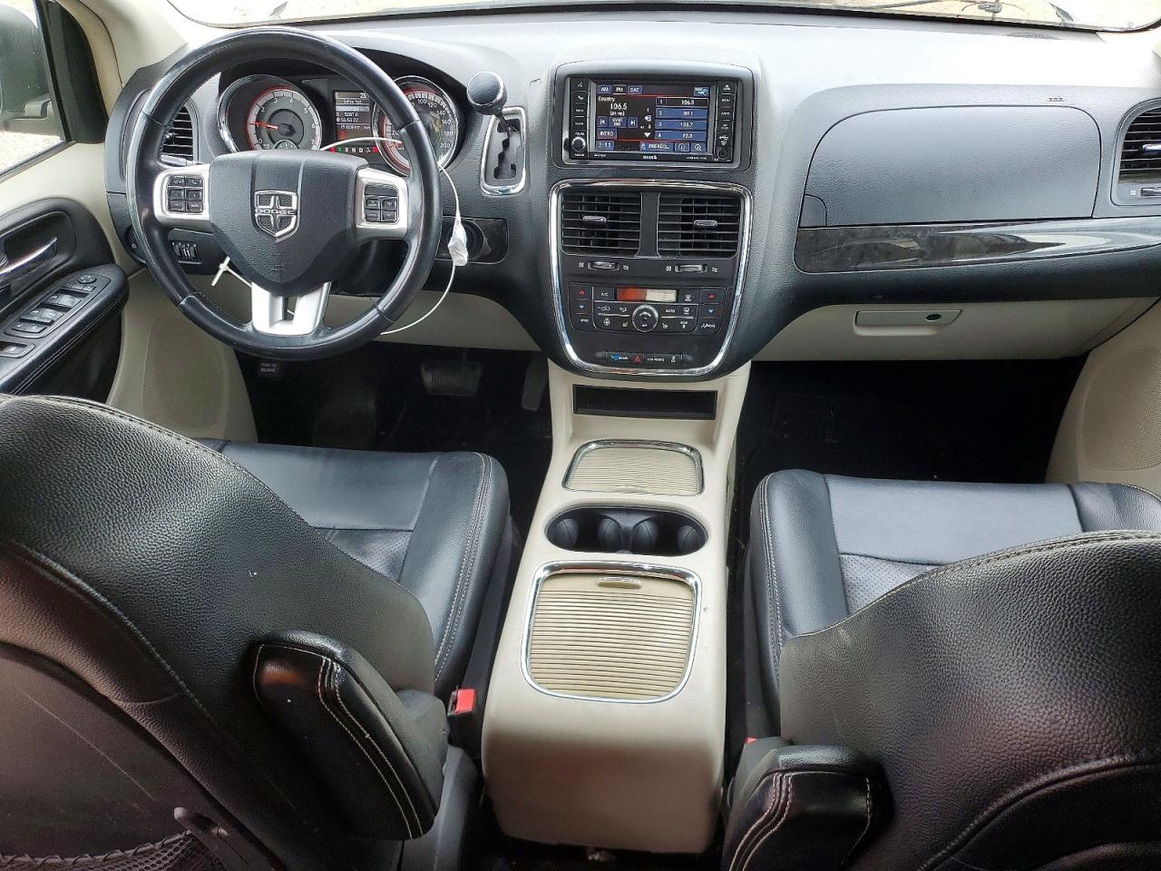 2013 Dodge Grand Caravan Crew White vin: 2C4RDGDG5DR812403