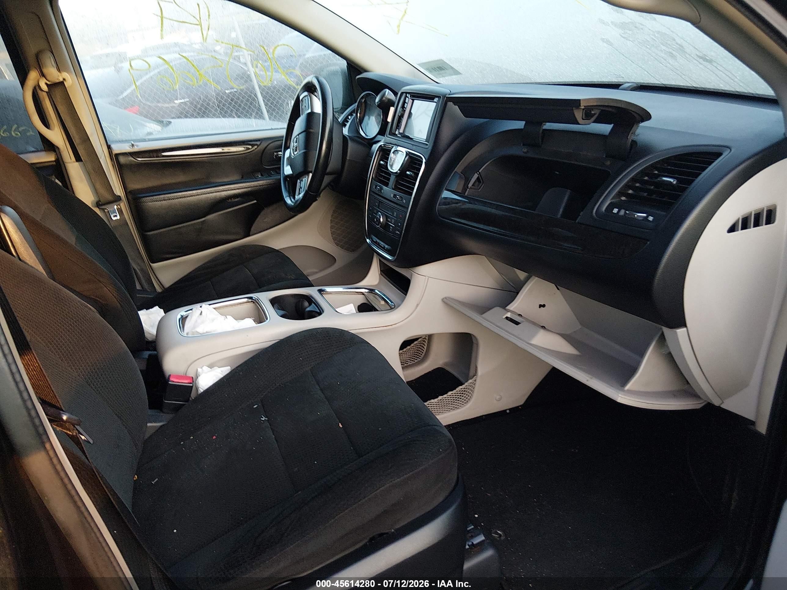 2012 Dodge Grand Caravan Crew Black vin: 2C4RDGDG6CR108998