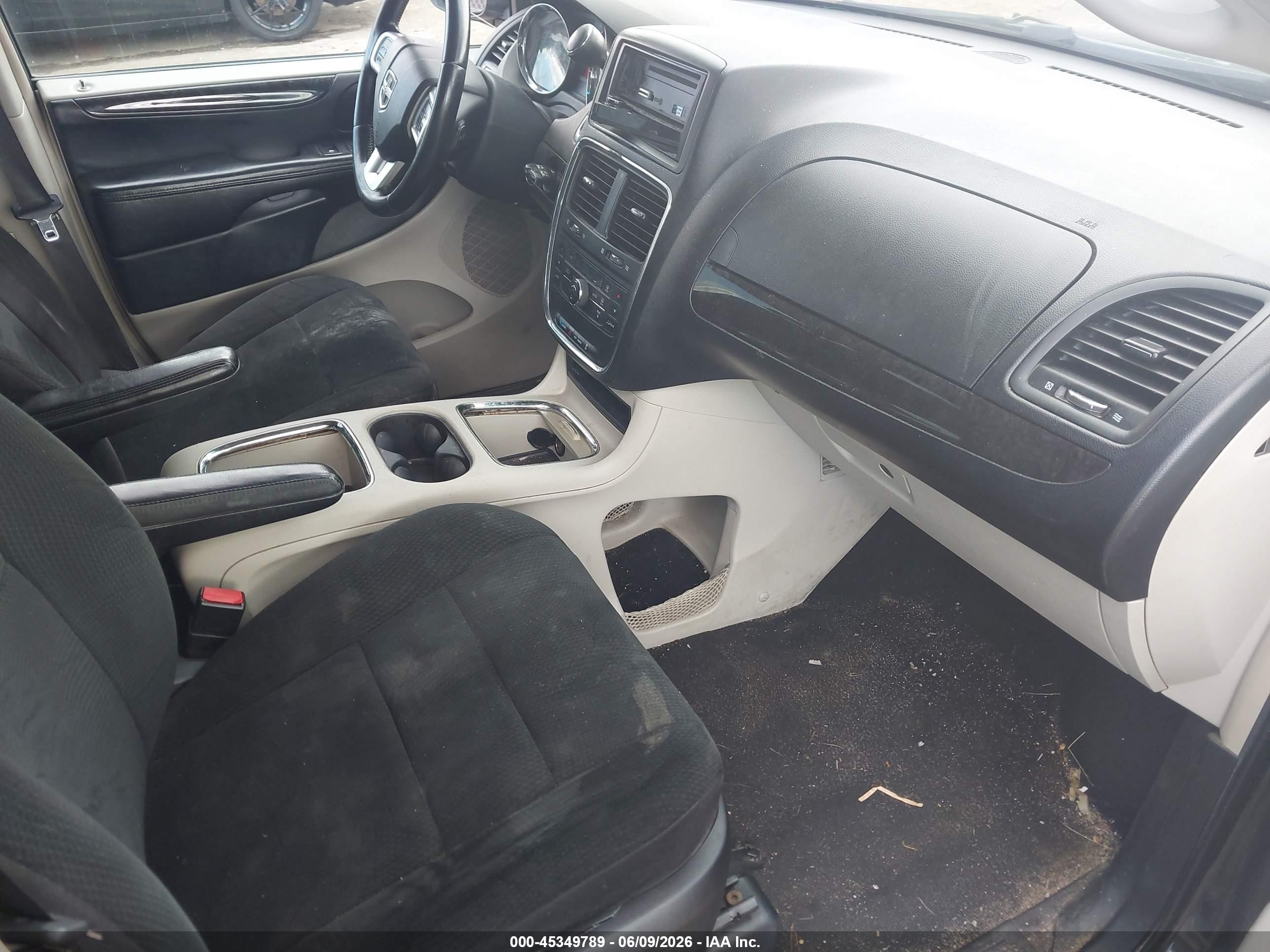 2012 Dodge Grand Caravan Crew Black vin: 2C4RDGDG6CR109794