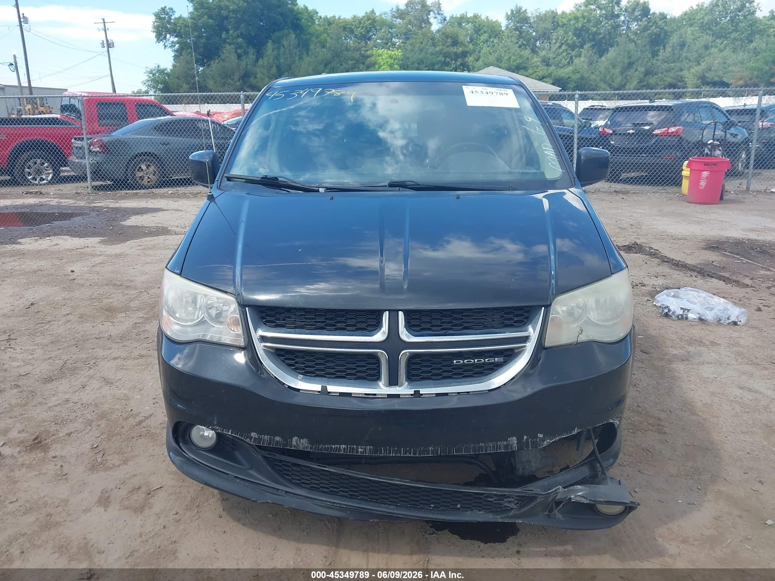 2012 Dodge Grand Caravan Crew Black vin: 2C4RDGDG6CR109794