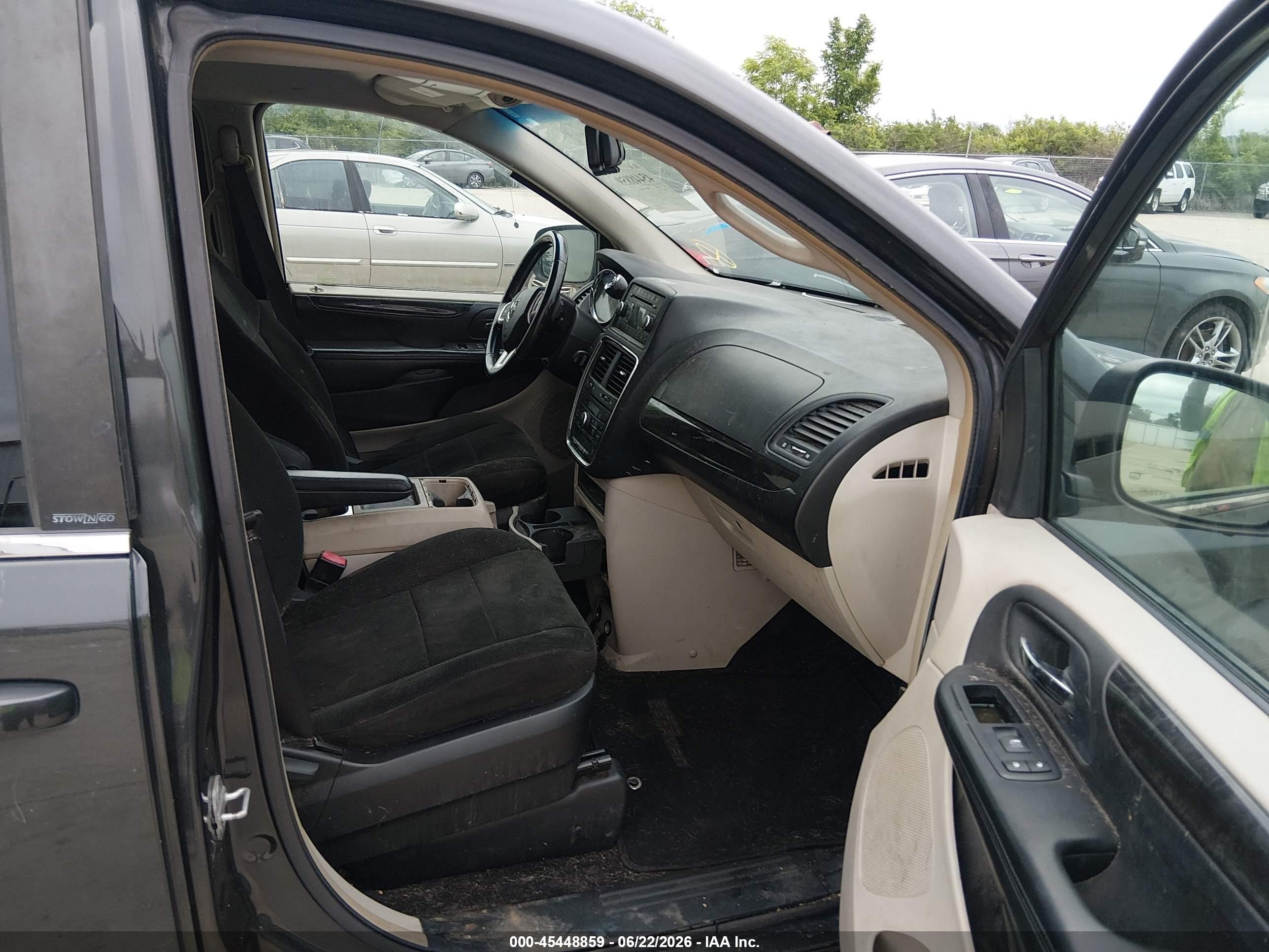 2012 Dodge Grand Caravan Crew Black vin: 2C4RDGDG6CR109813