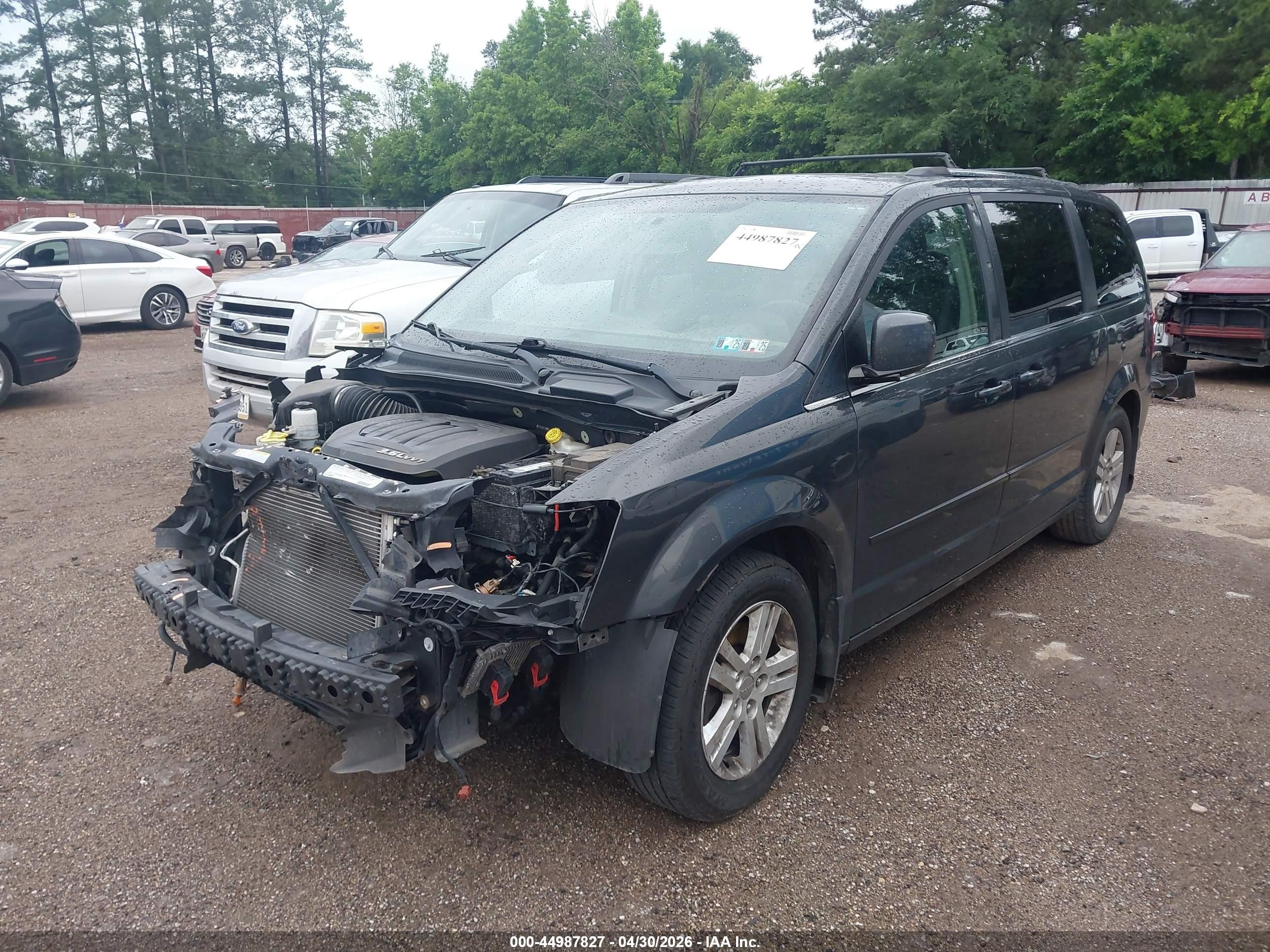 2012 Dodge Grand Caravan Crew Gray vin: 2C4RDGDG6CR367281