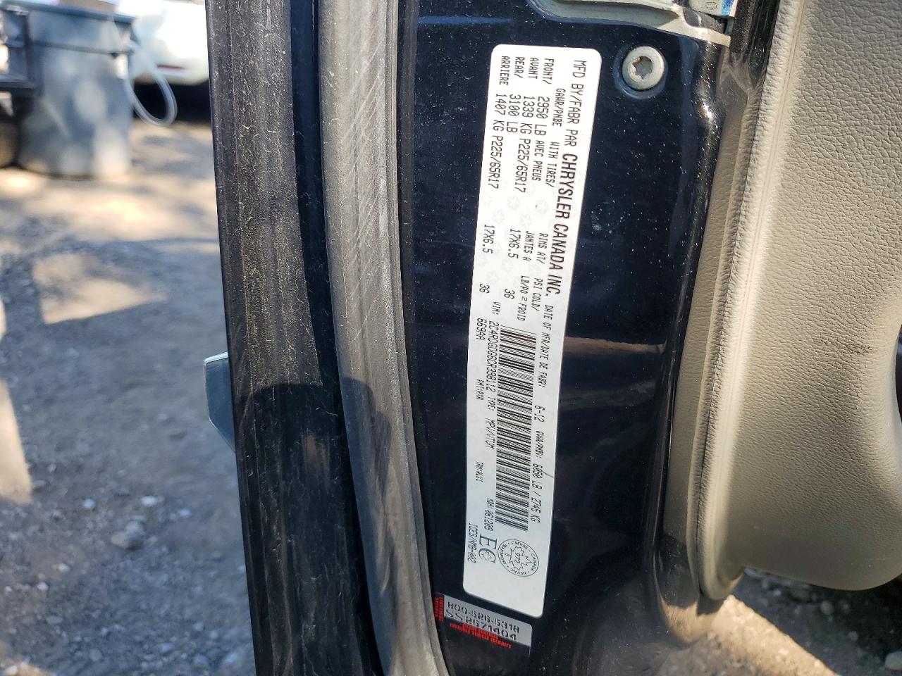 2012 Dodge Grand Caravan Crew Black vin: 2C4RDGDG6CR398112