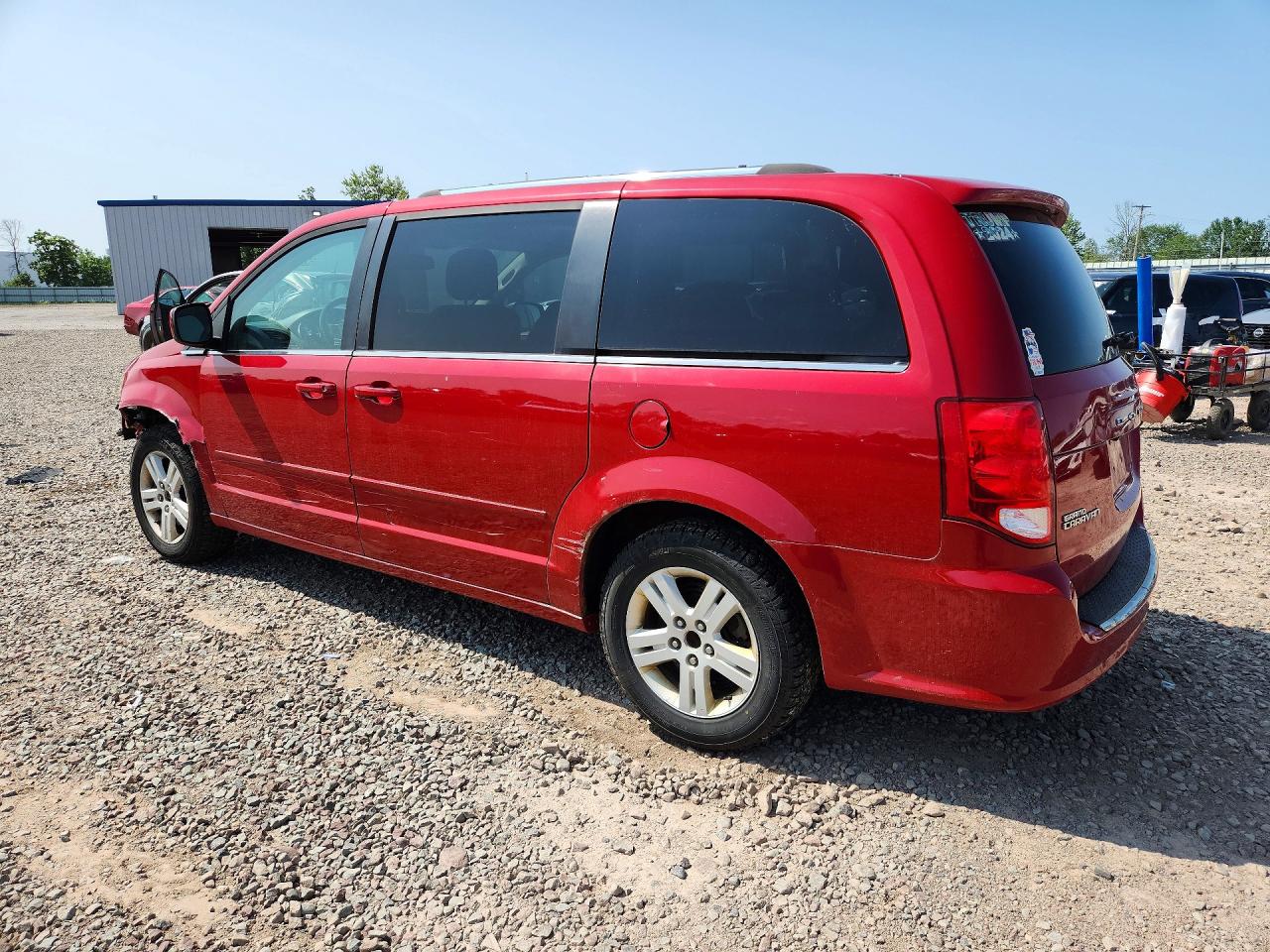 2013 Dodge Grand Caravan Crew Red vin: 2C4RDGDG6DR607446