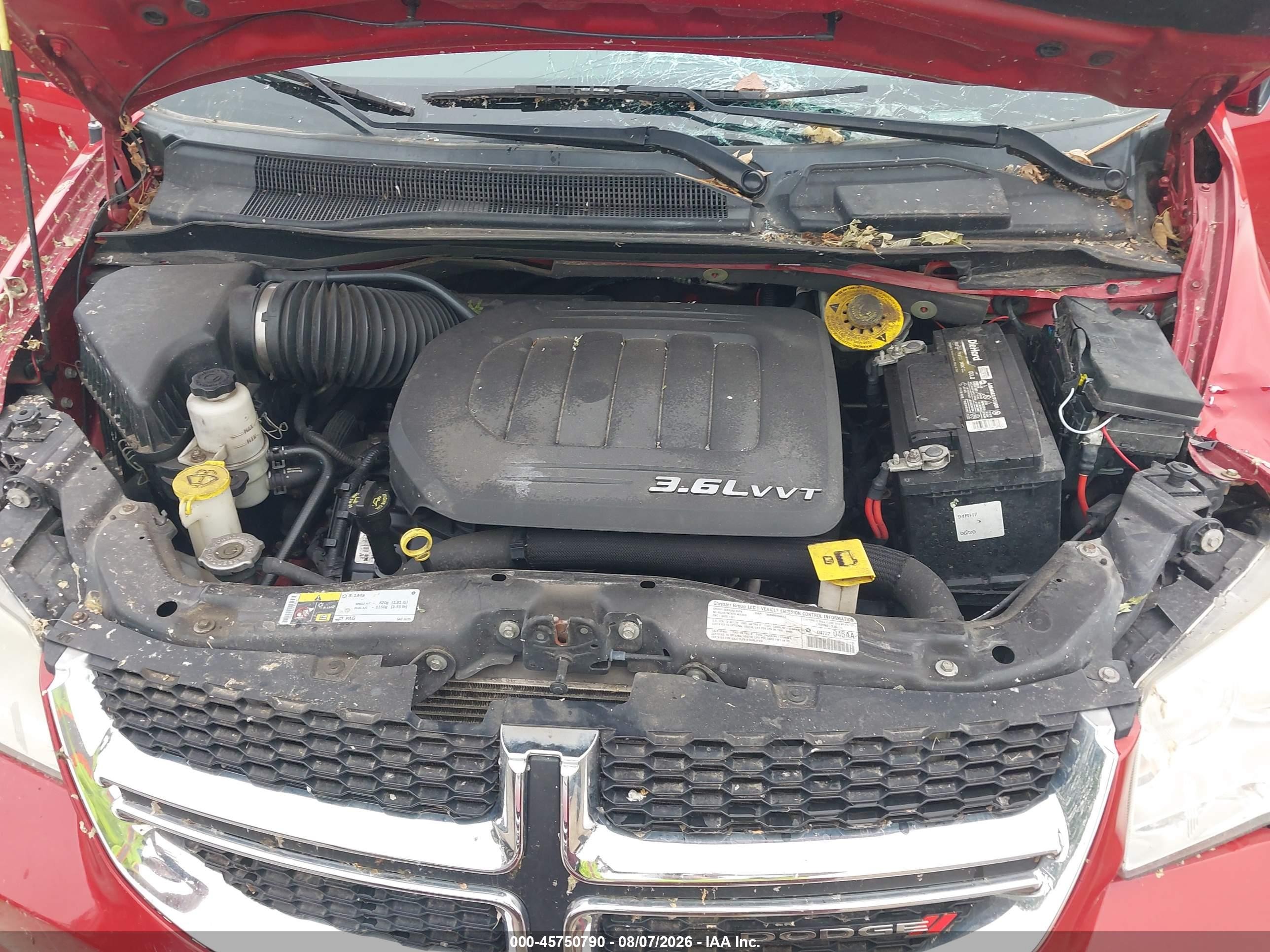 2013 Dodge Grand Caravan Crew Red vin: 2C4RDGDG6DR768802