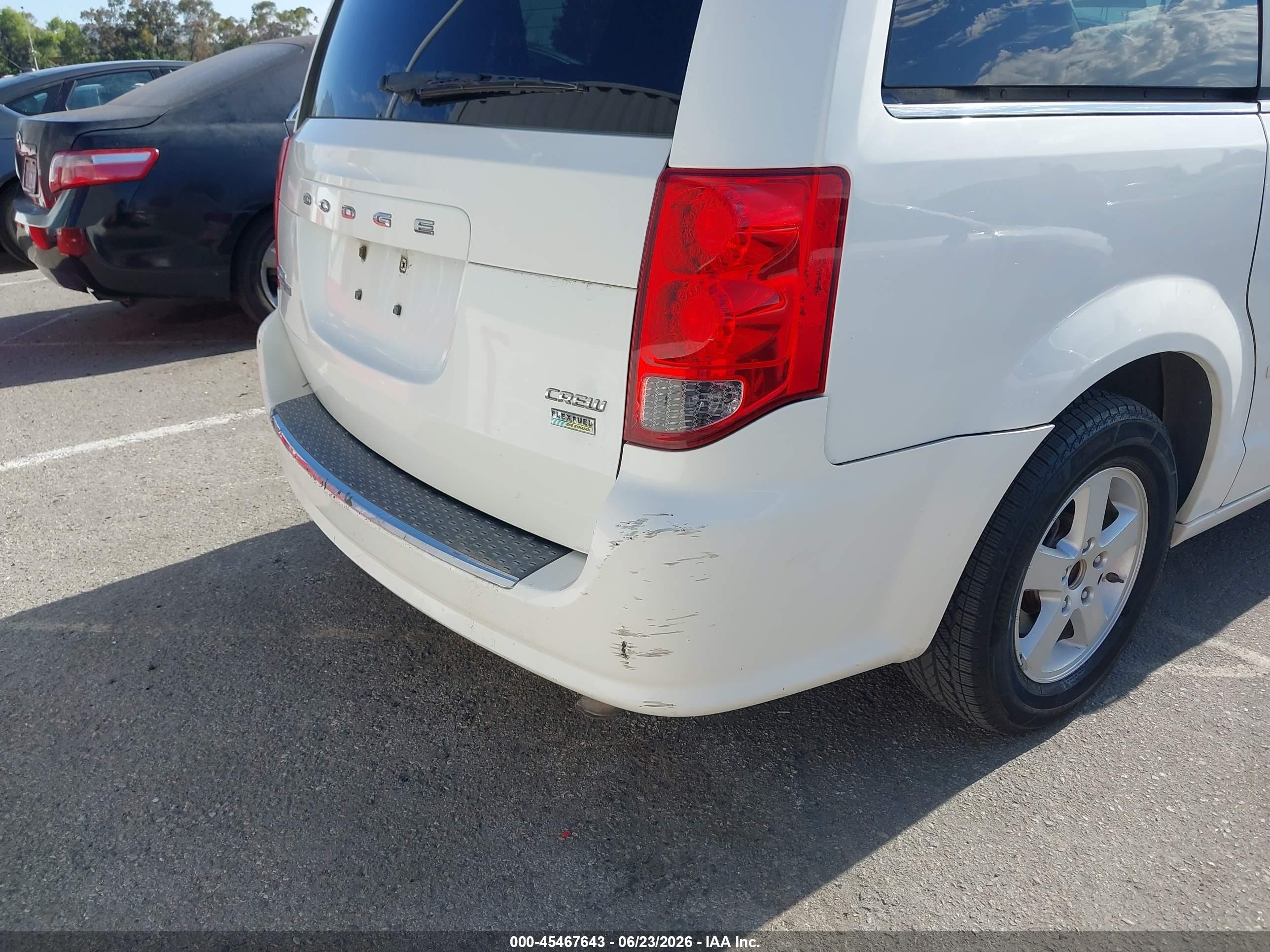 2012 Dodge Grand Caravan Crew vin: 2C4RDGDG7CR111067