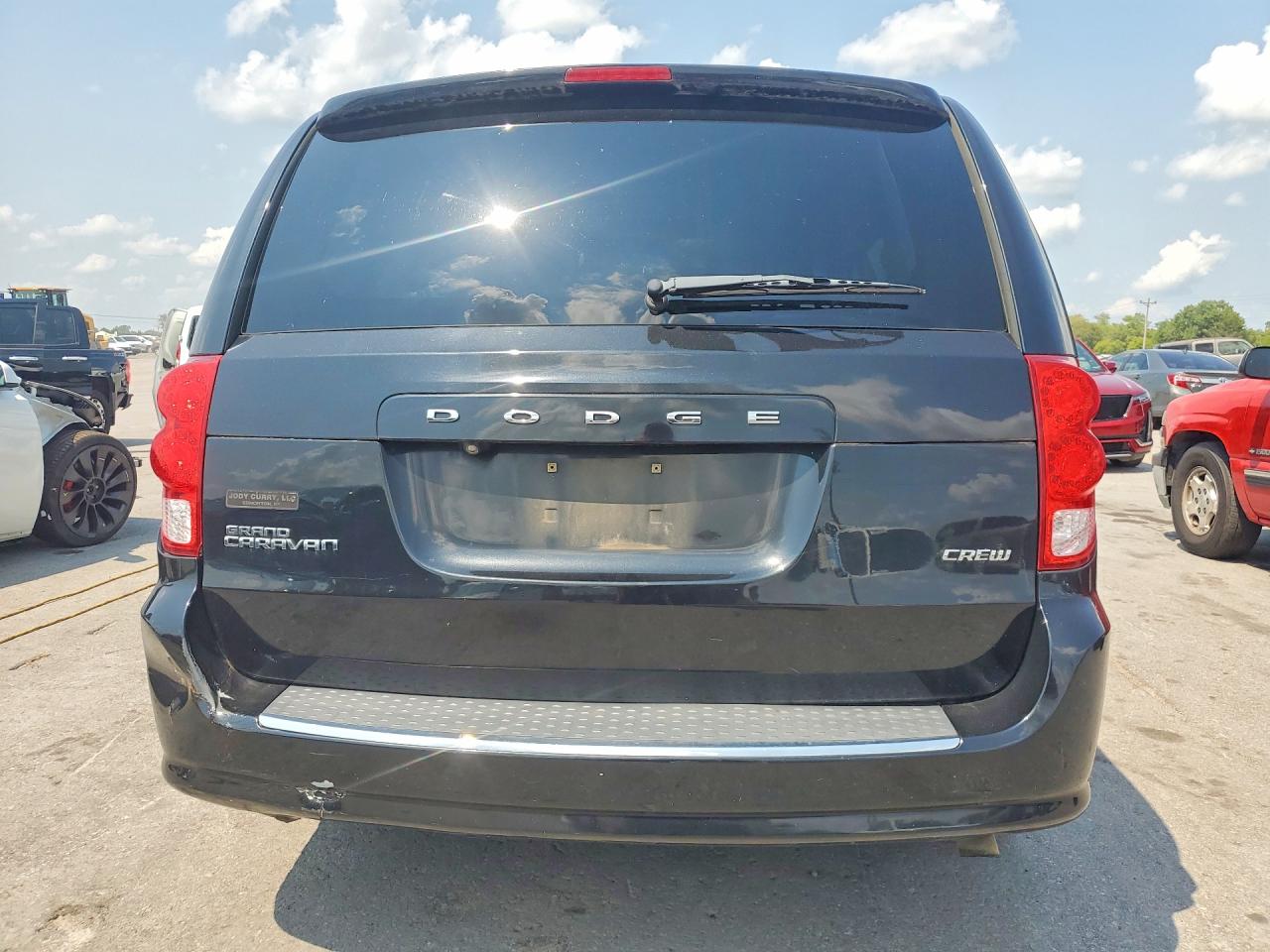 2012 Dodge Grand Caravan Crew Black vin: 2C4RDGDG7CR174072