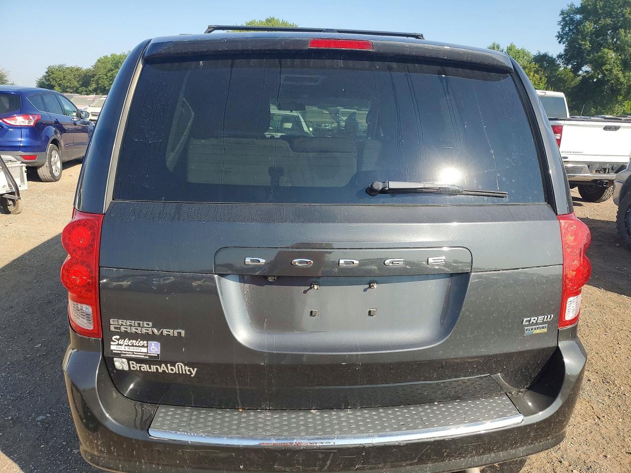 2012 Dodge Grand Caravan Crew Black vin: 2C4RDGDG8CR104497