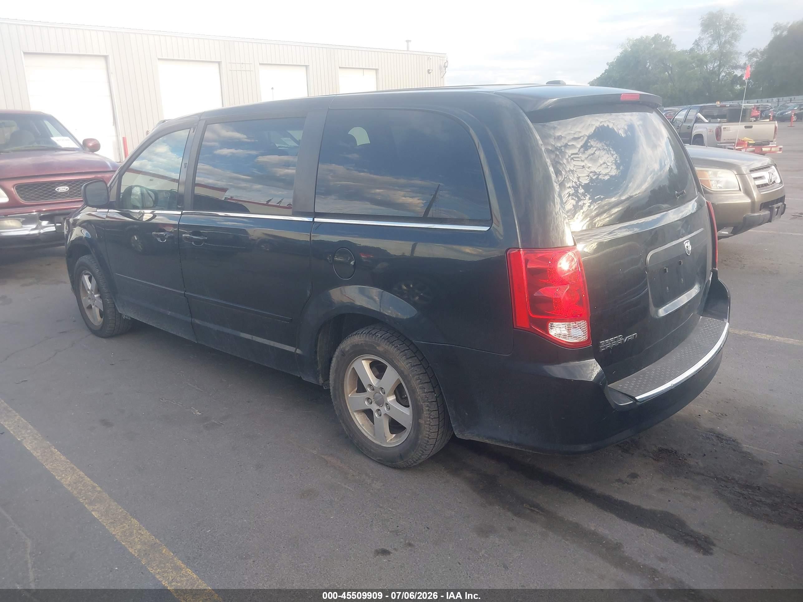 2012 Dodge Grand Caravan Crew Black vin: 2C4RDGDG8CR113927