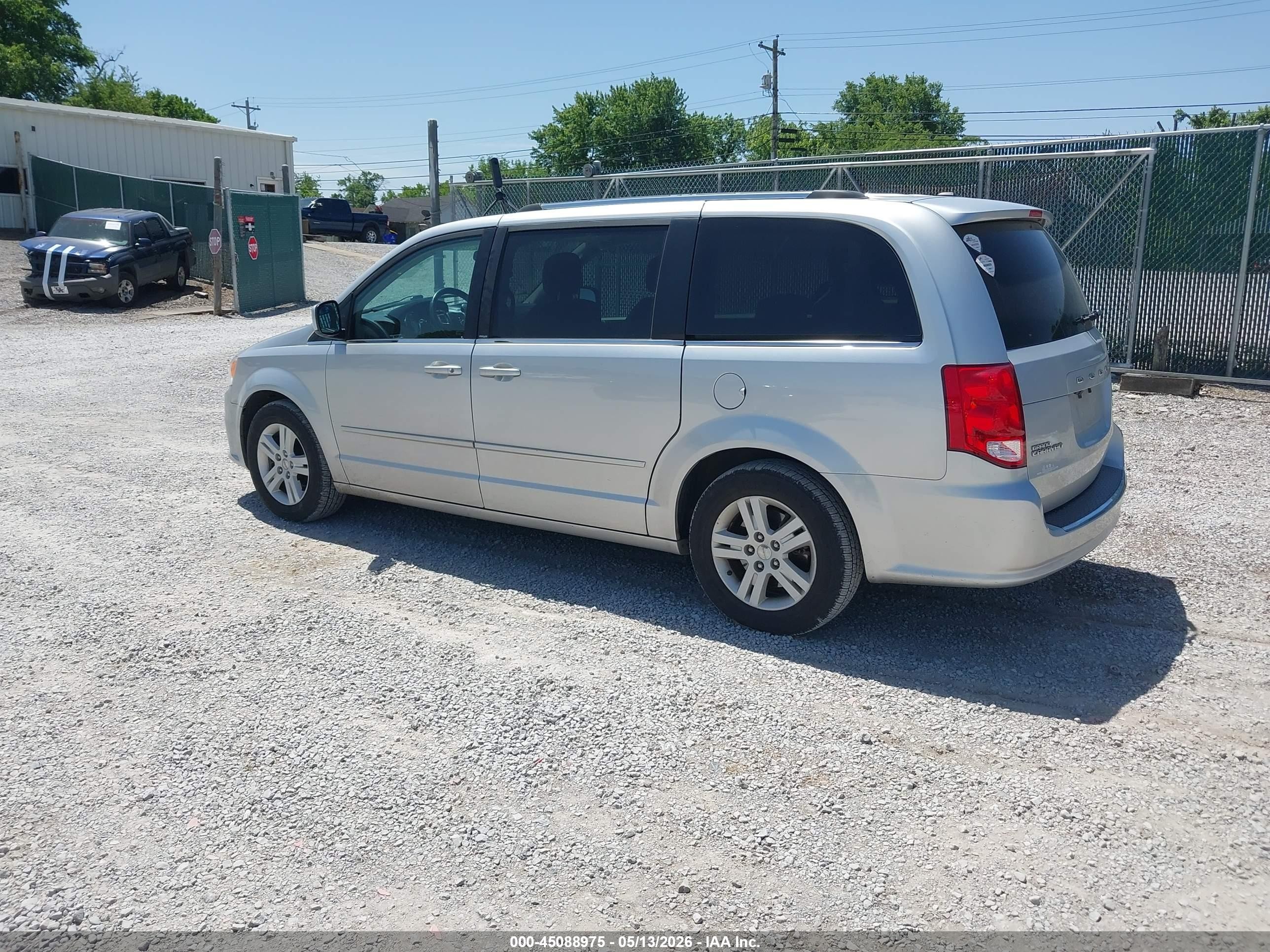2012 Dodge Grand Caravan Crew Silver vin: 2C4RDGDG8CR251029