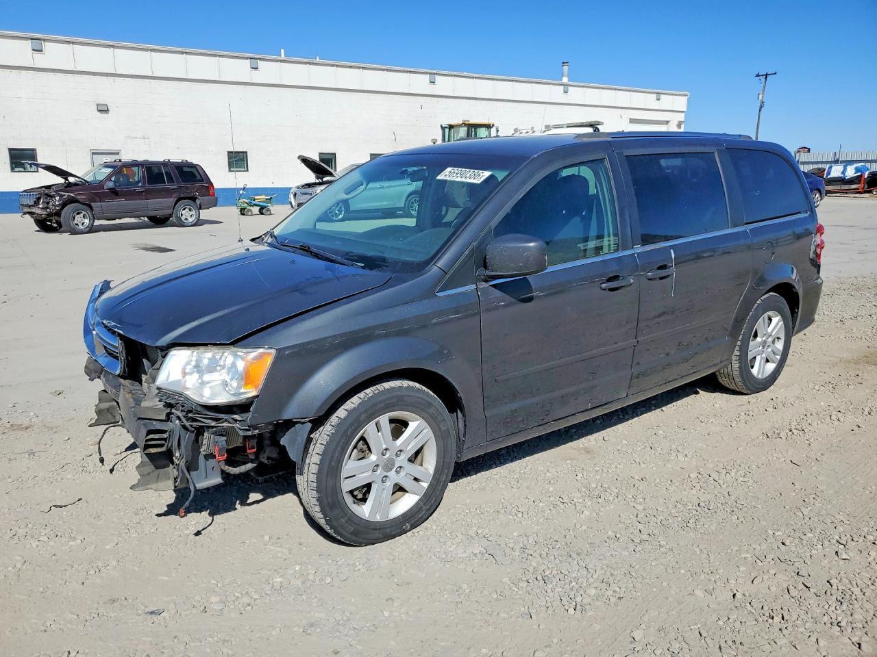2012 Dodge Grand Caravan Crew Gray vin: 2C4RDGDG8CR341135